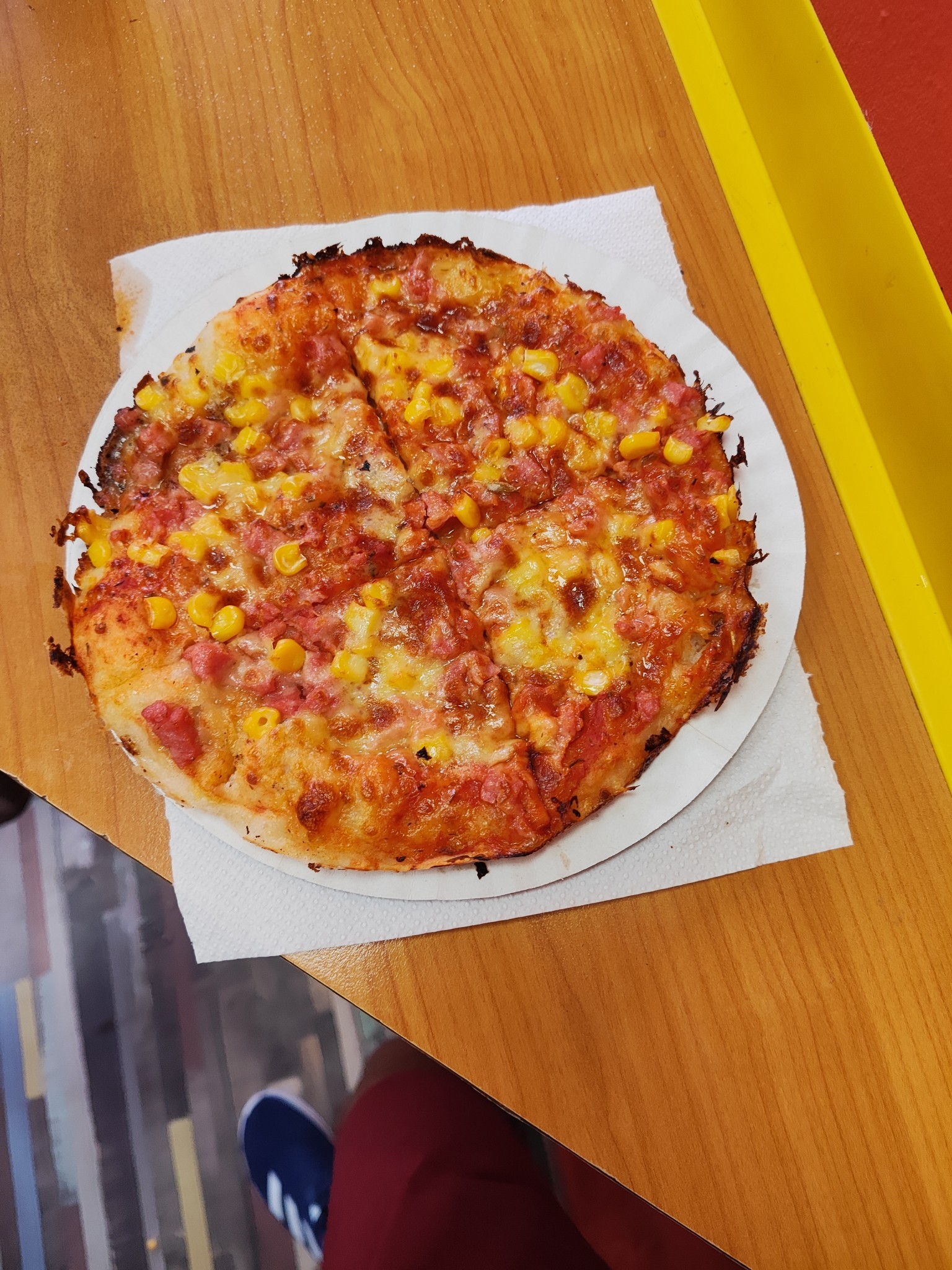 Ham and Corn Pizza
