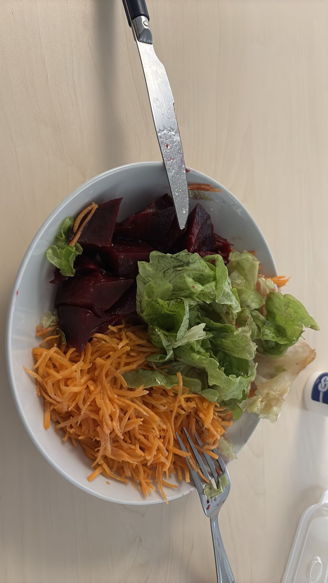 Salade betterave carotte