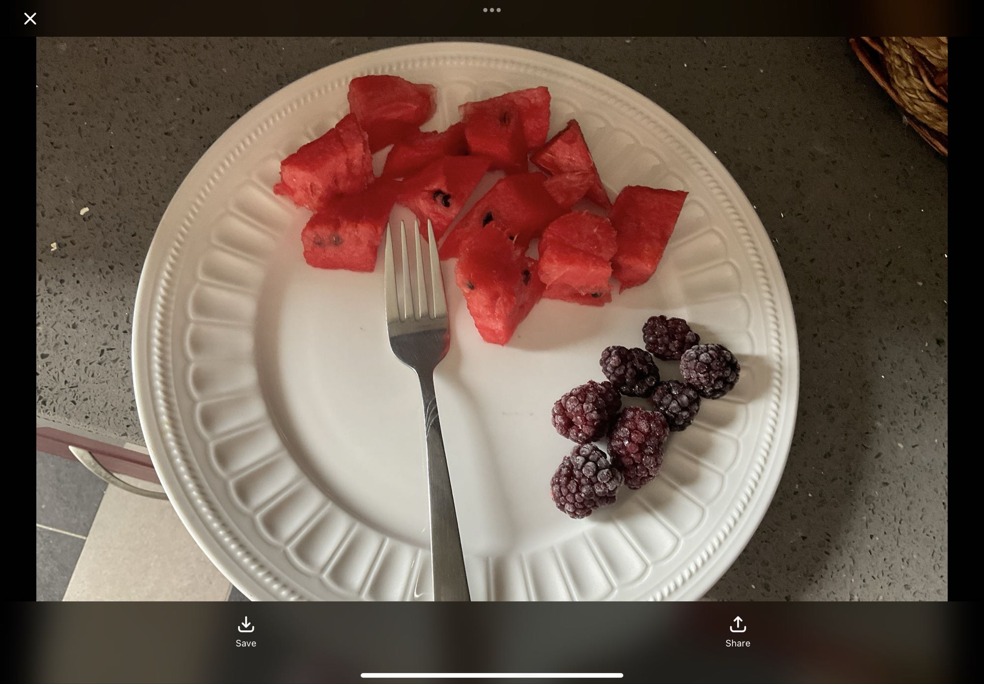 Watermelon and Berries Plate