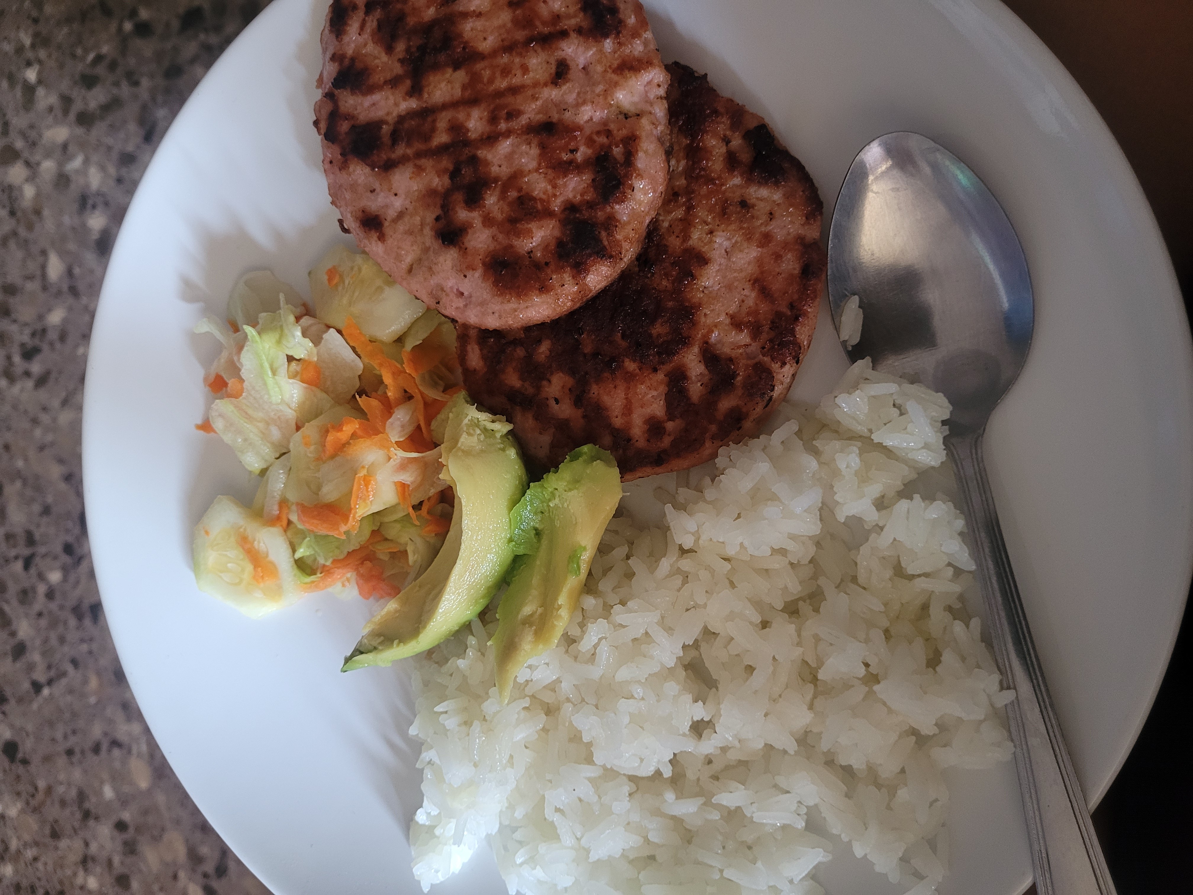 Hamburguesas con arroz