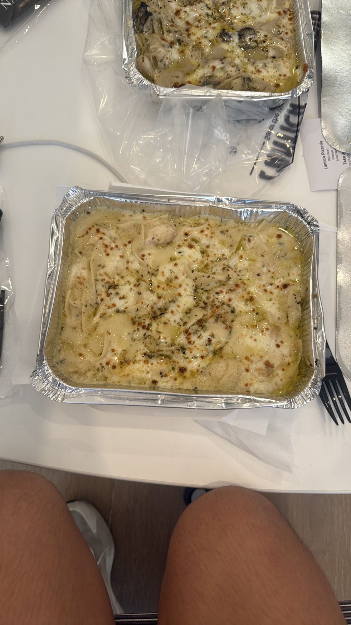 Chicken Alfredo Pasta Bake