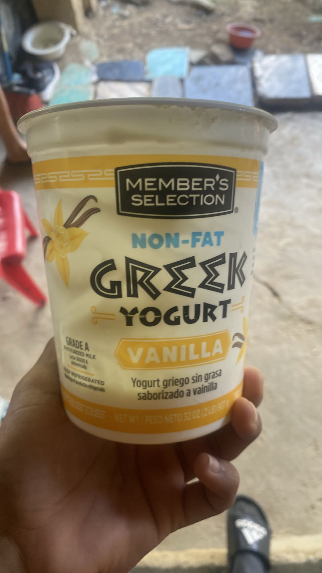 Yogur griego vainilla