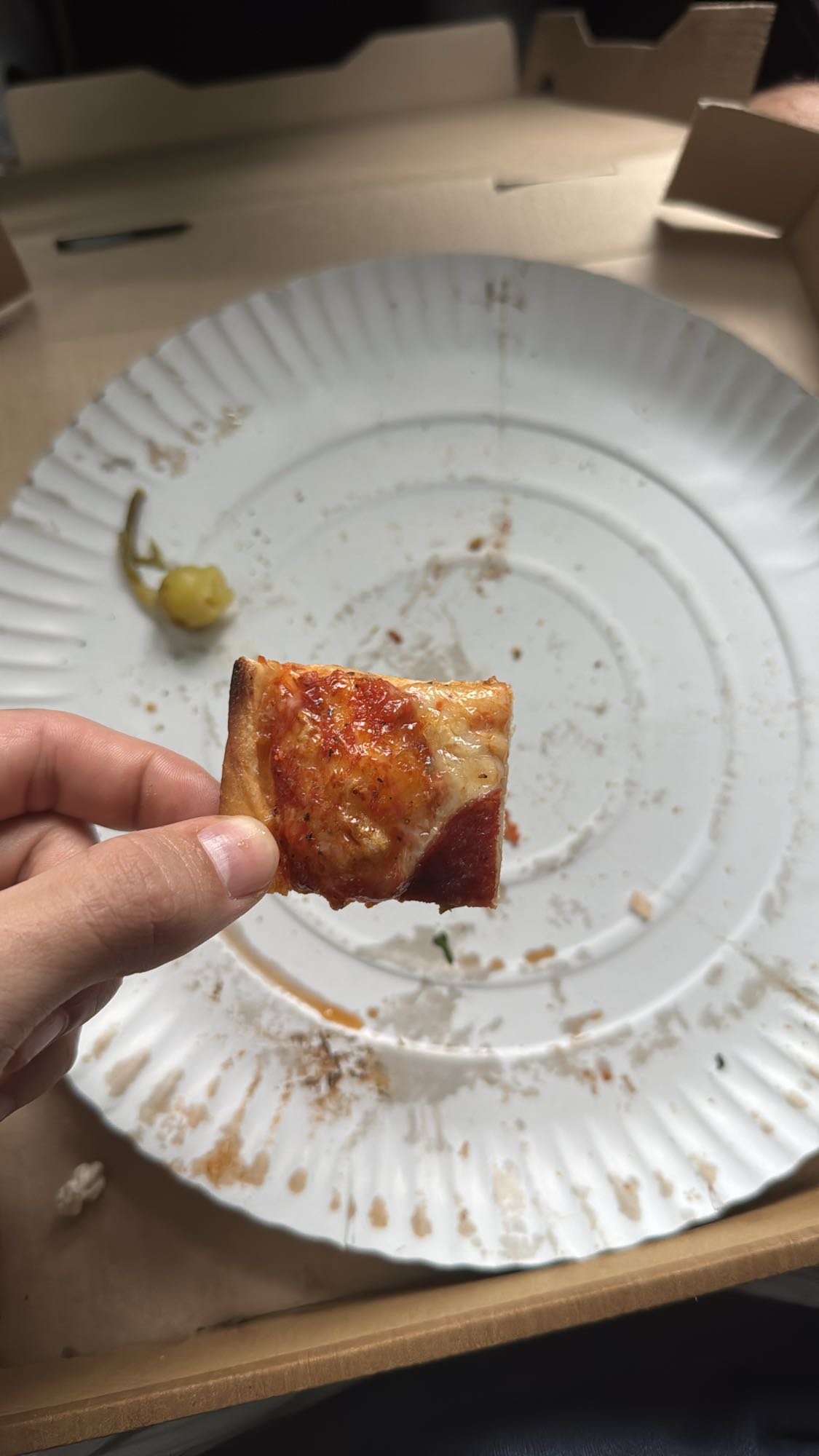 Pizza slice bite