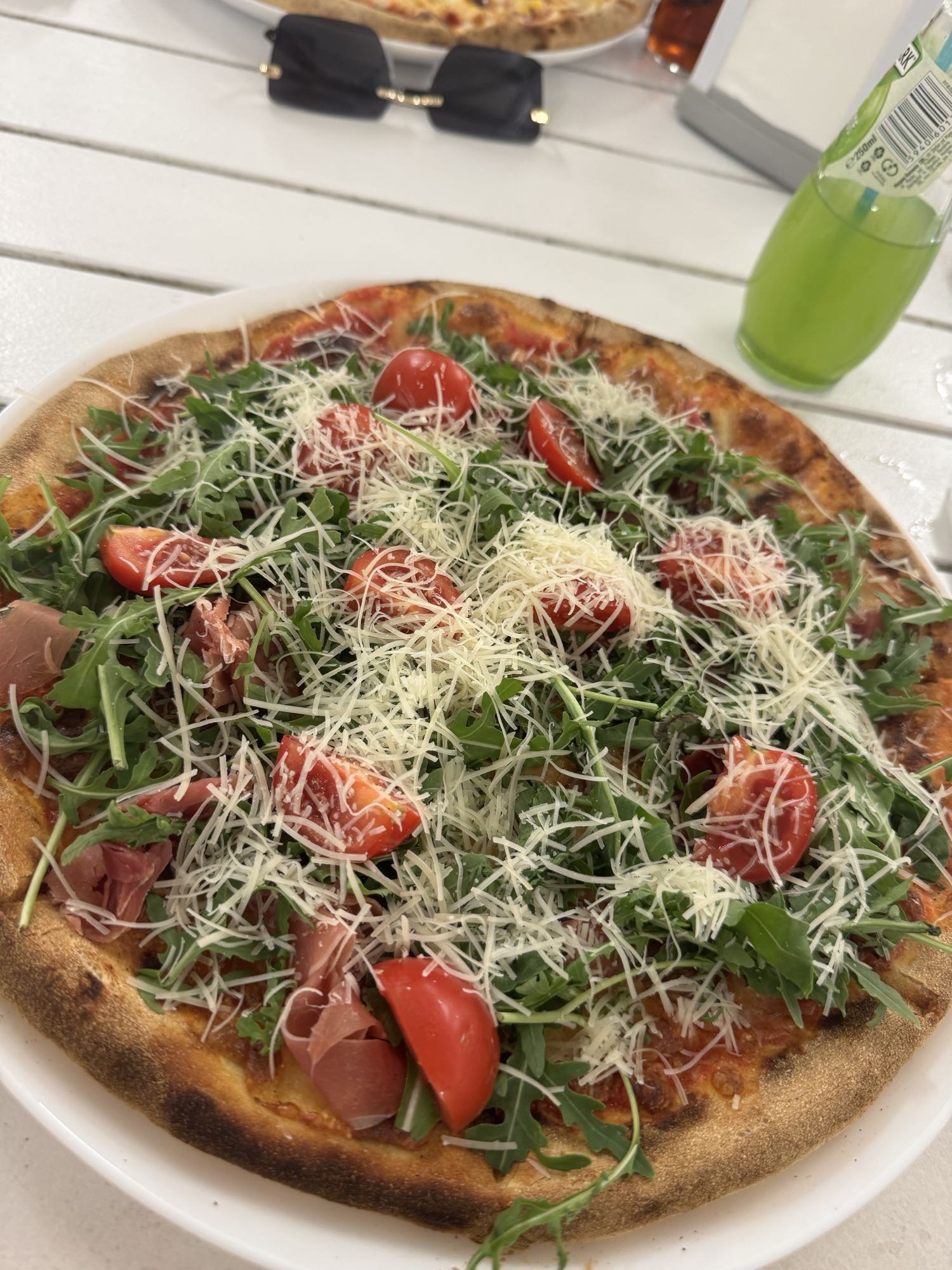 Prosciutto Arugula Pizza