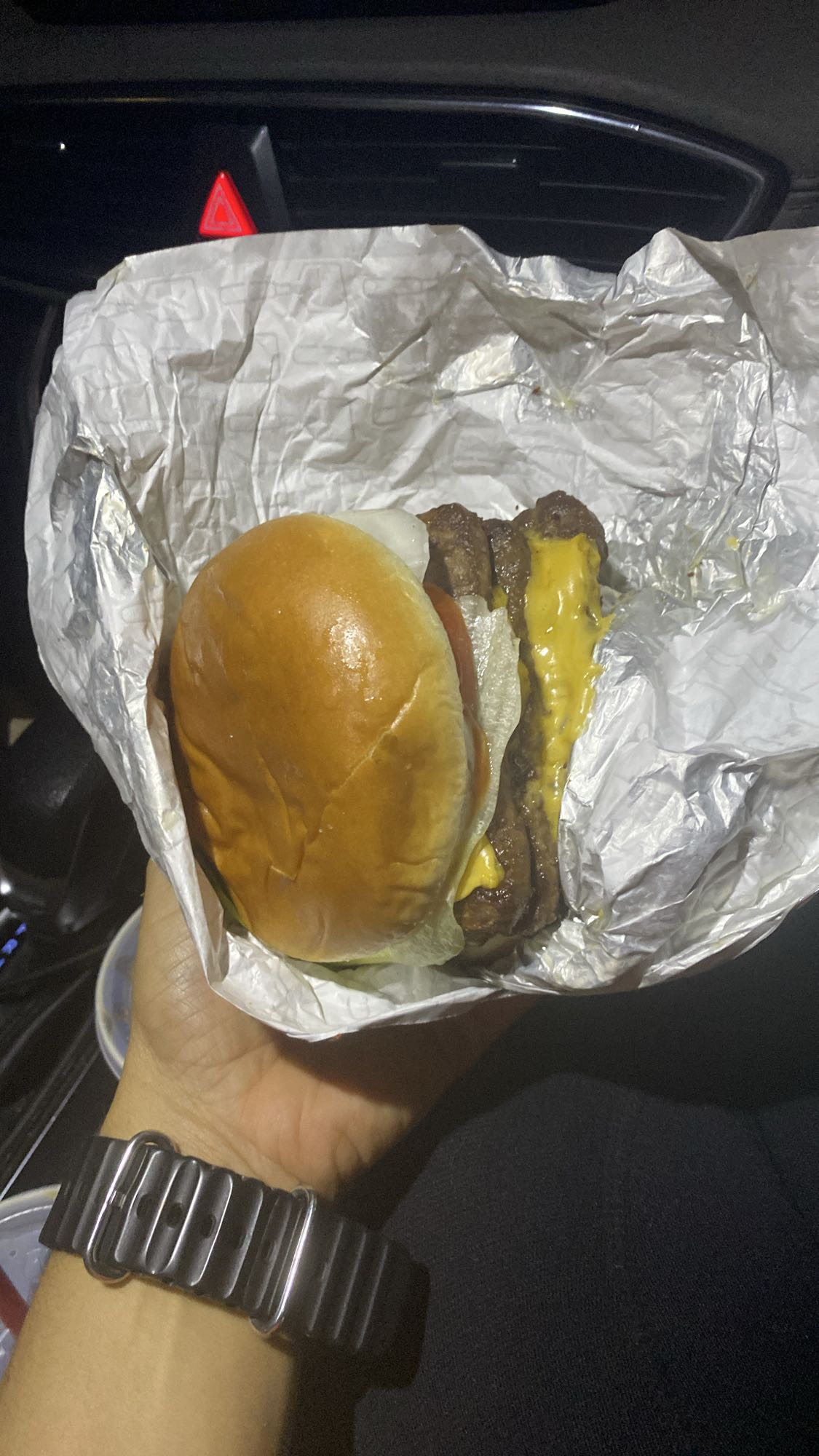 Hamburguesa doble con queso