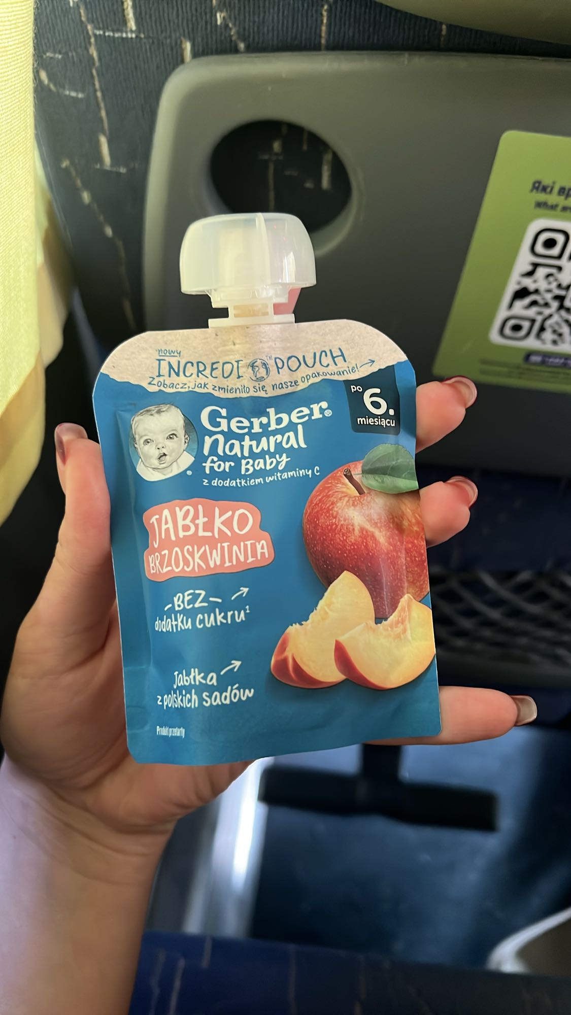 Пюре яблоко-персик