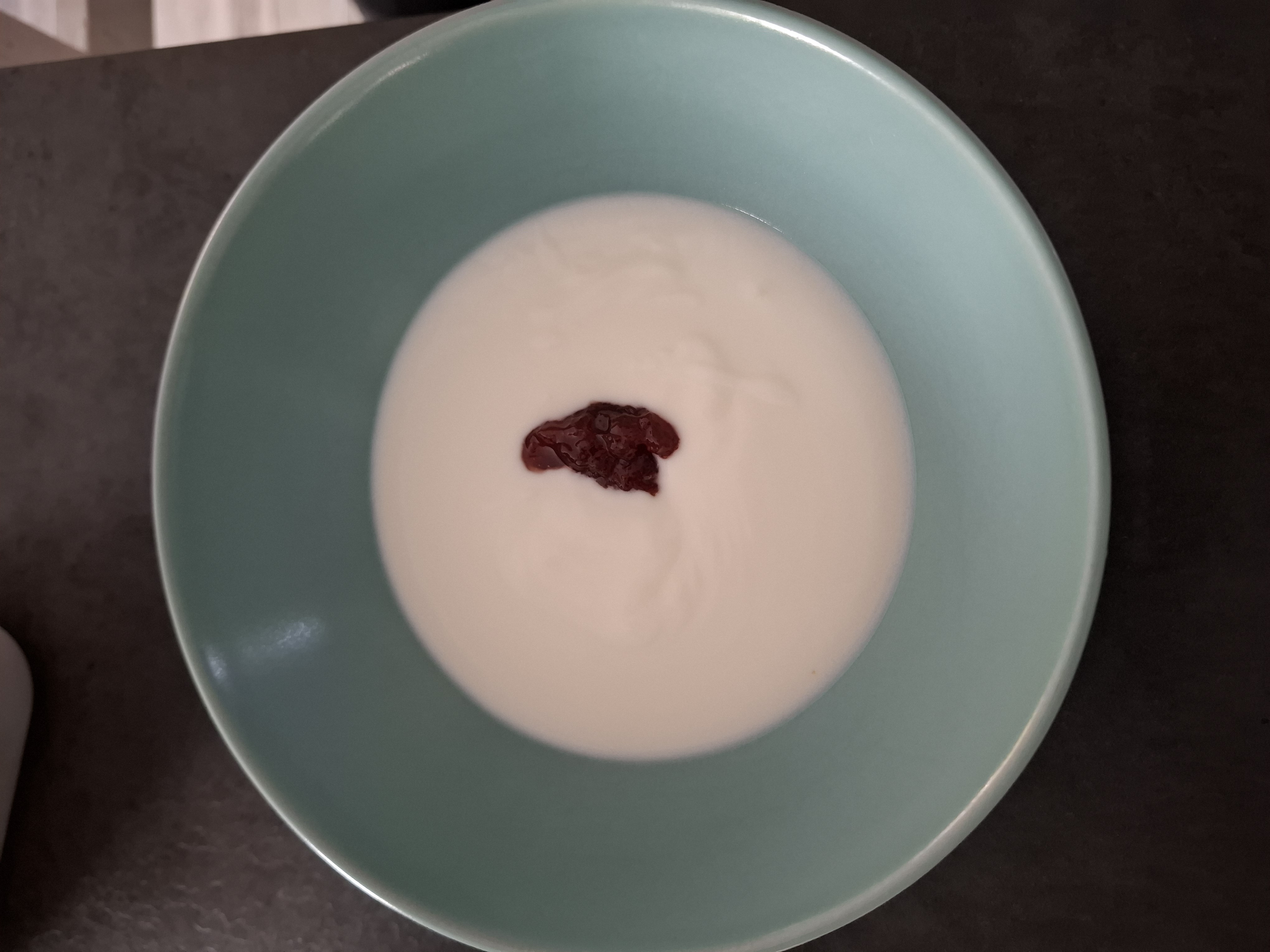 Yoghurt met jam