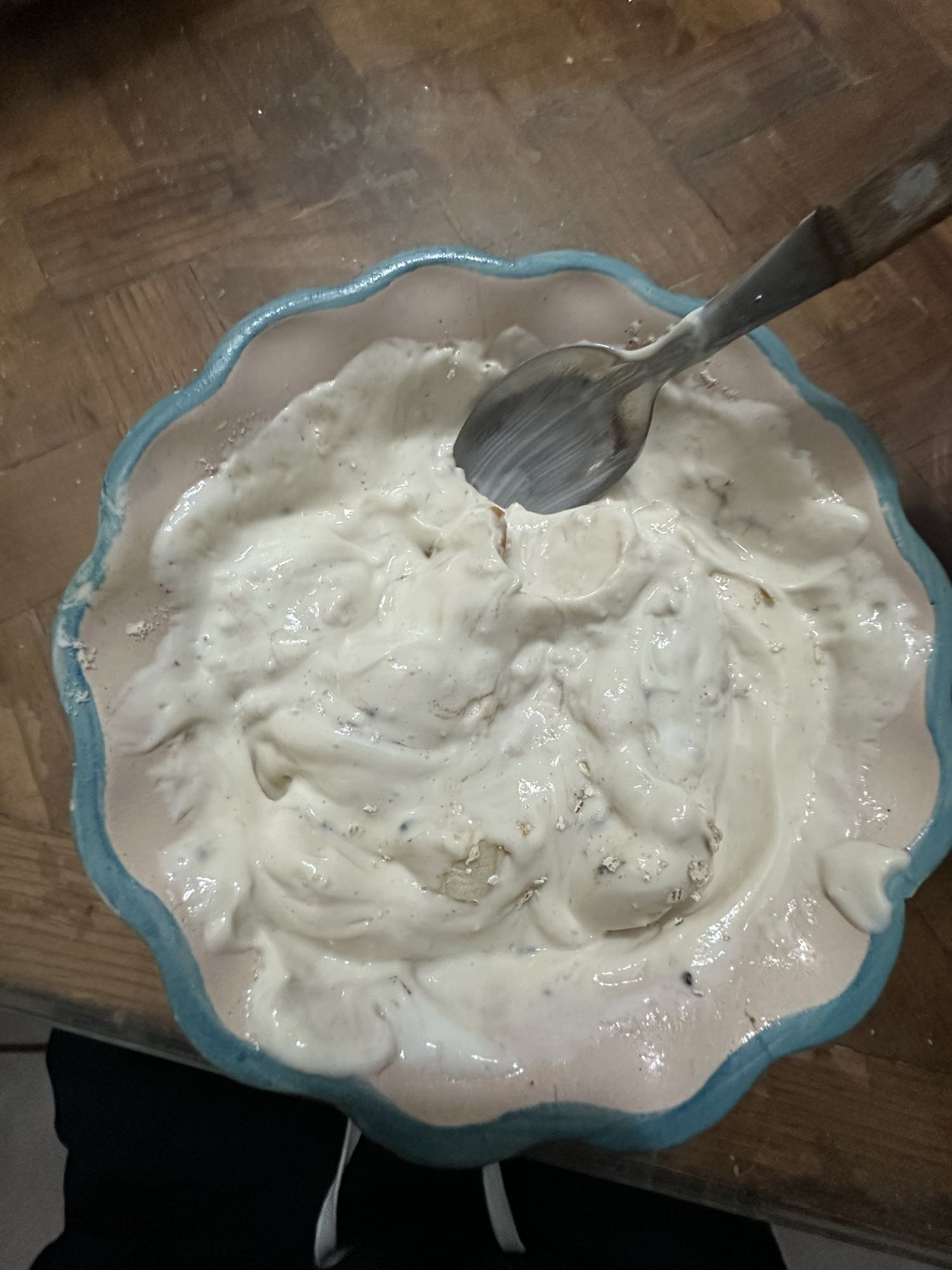 yogur con avena