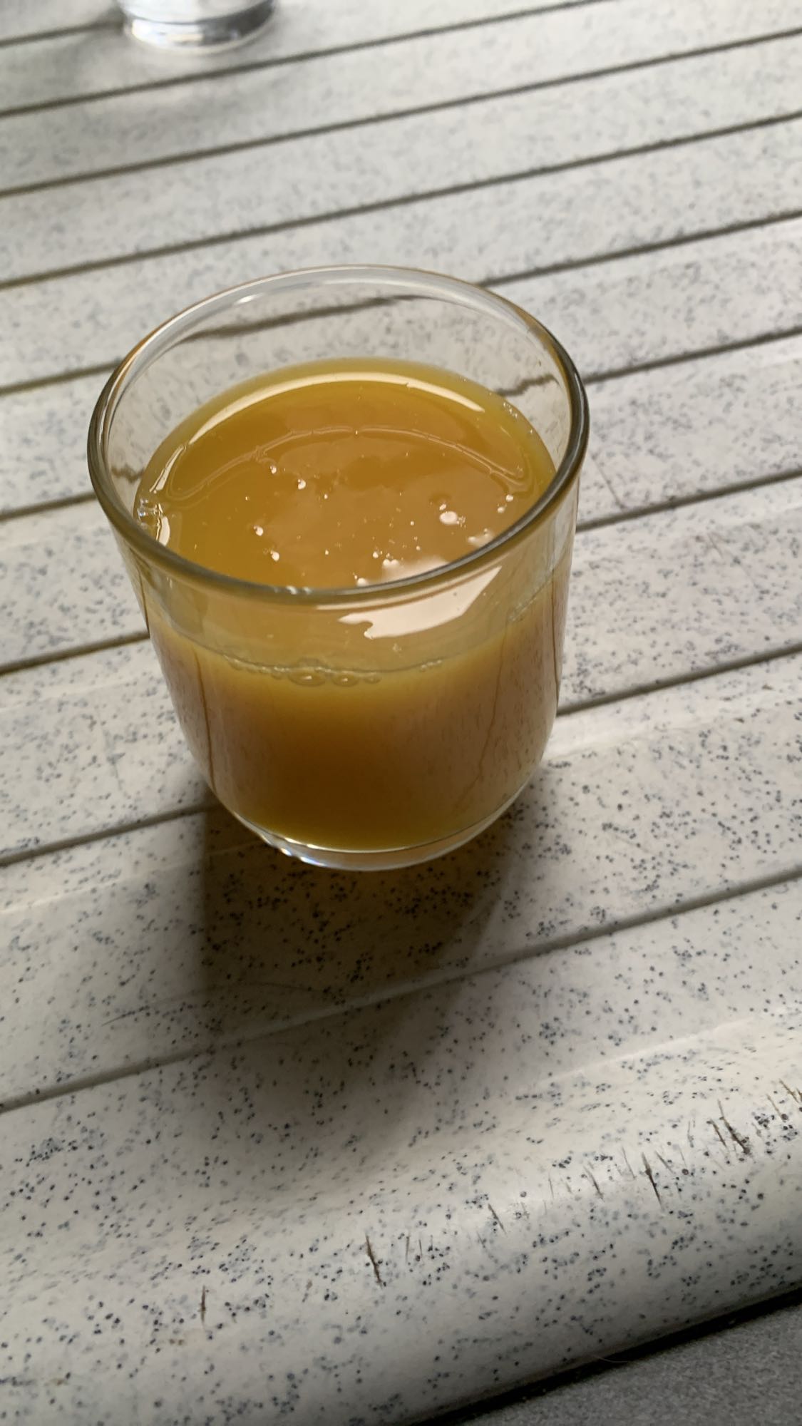 verre de jus d'orange
