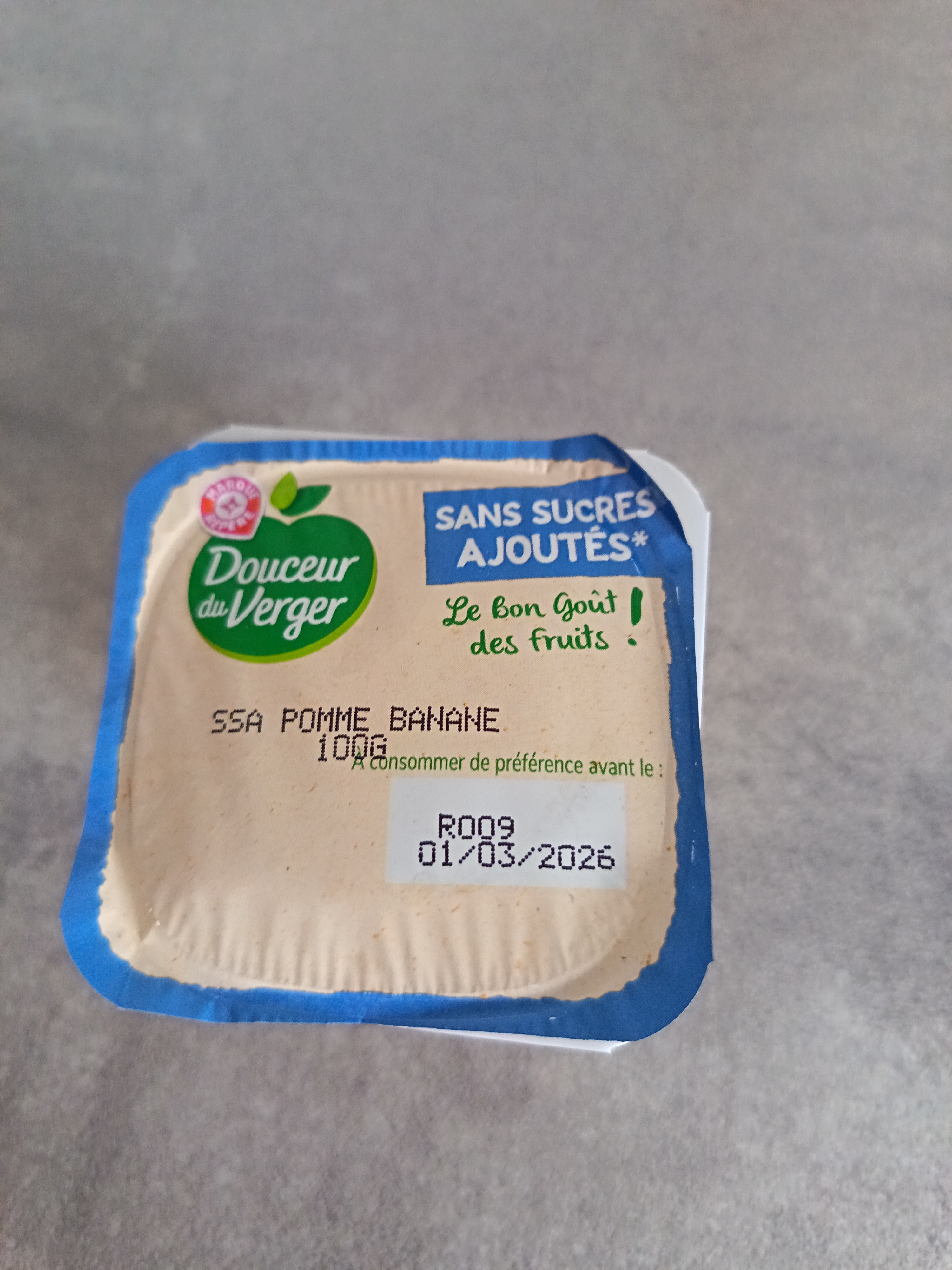 Compote pomme banane