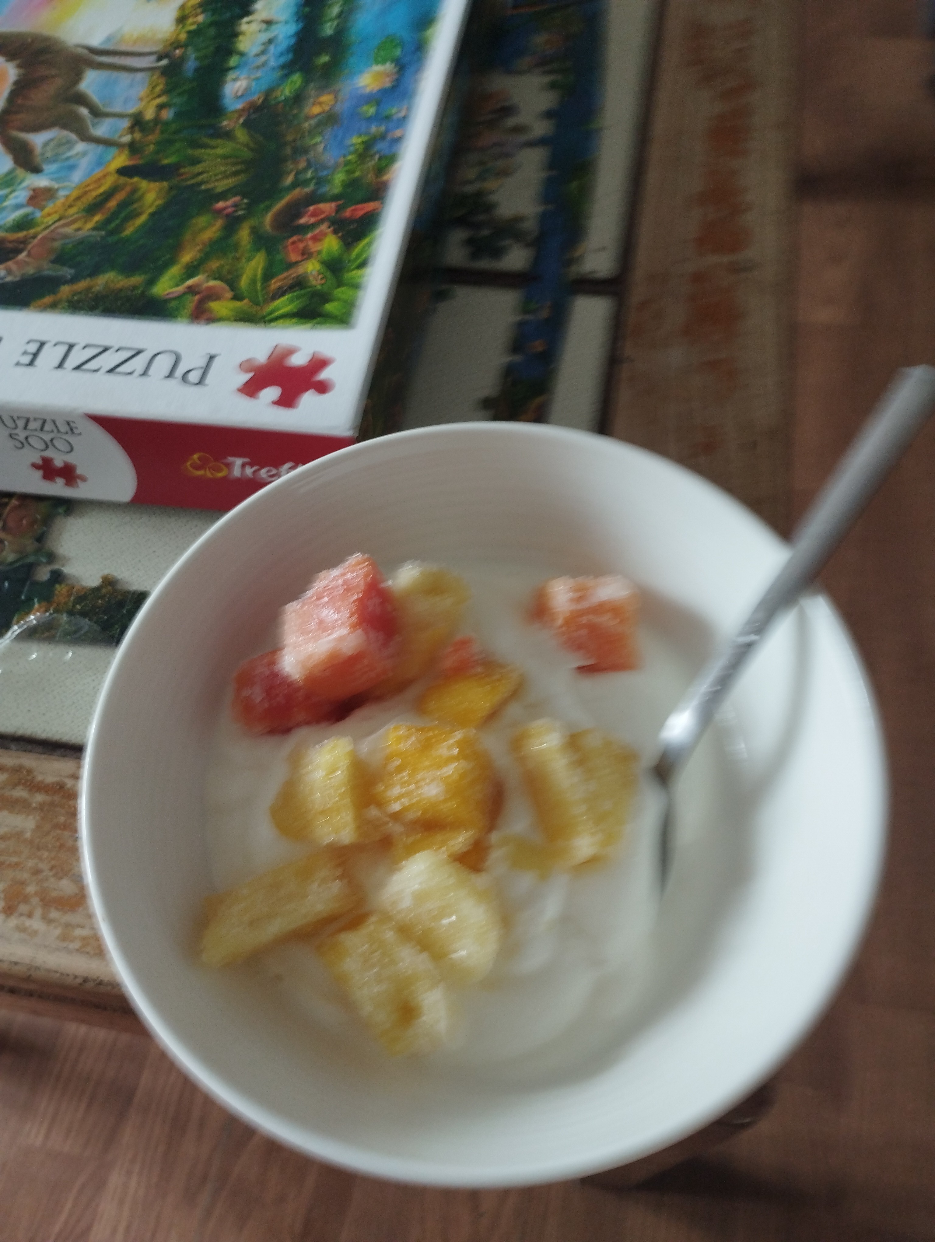 Yogurt with fruit