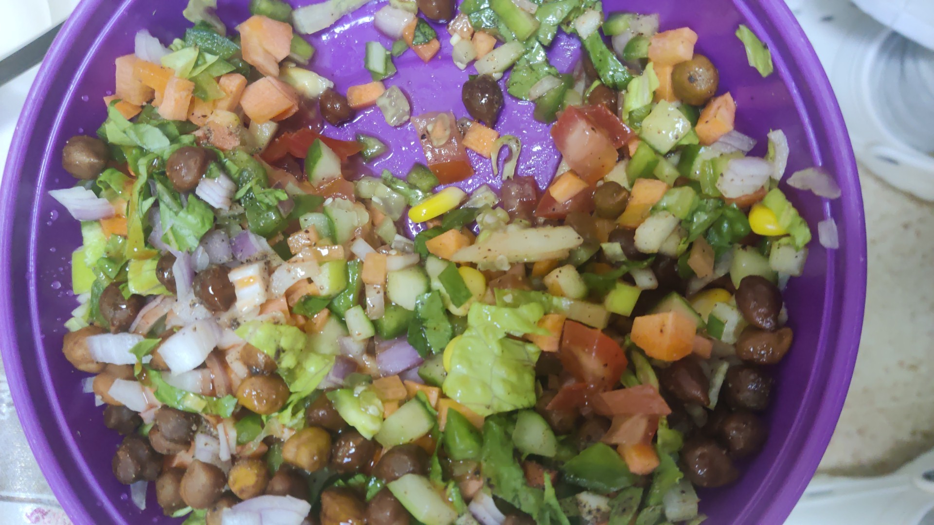 Chickpea Veggie Salad