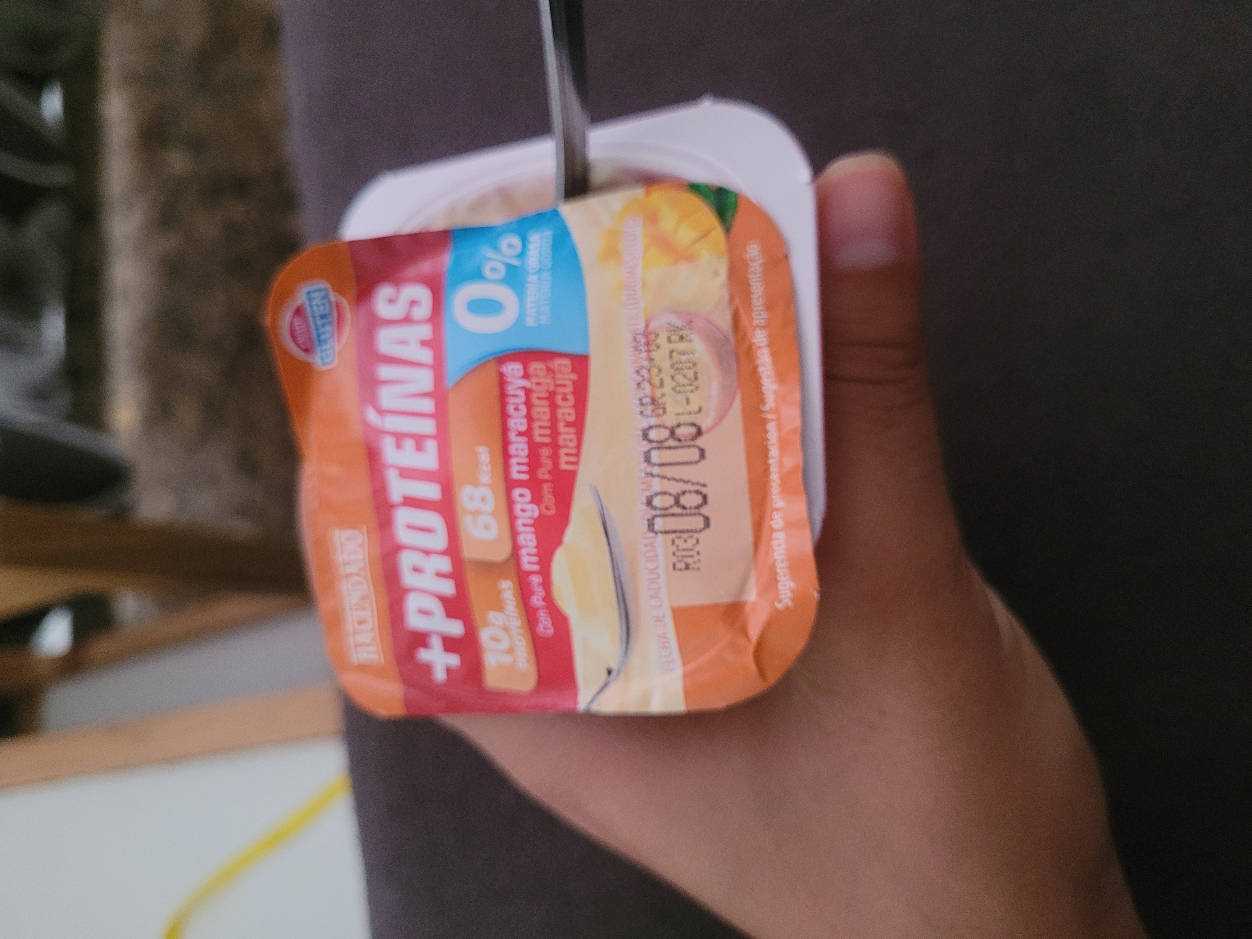 yogur mango maracuyá