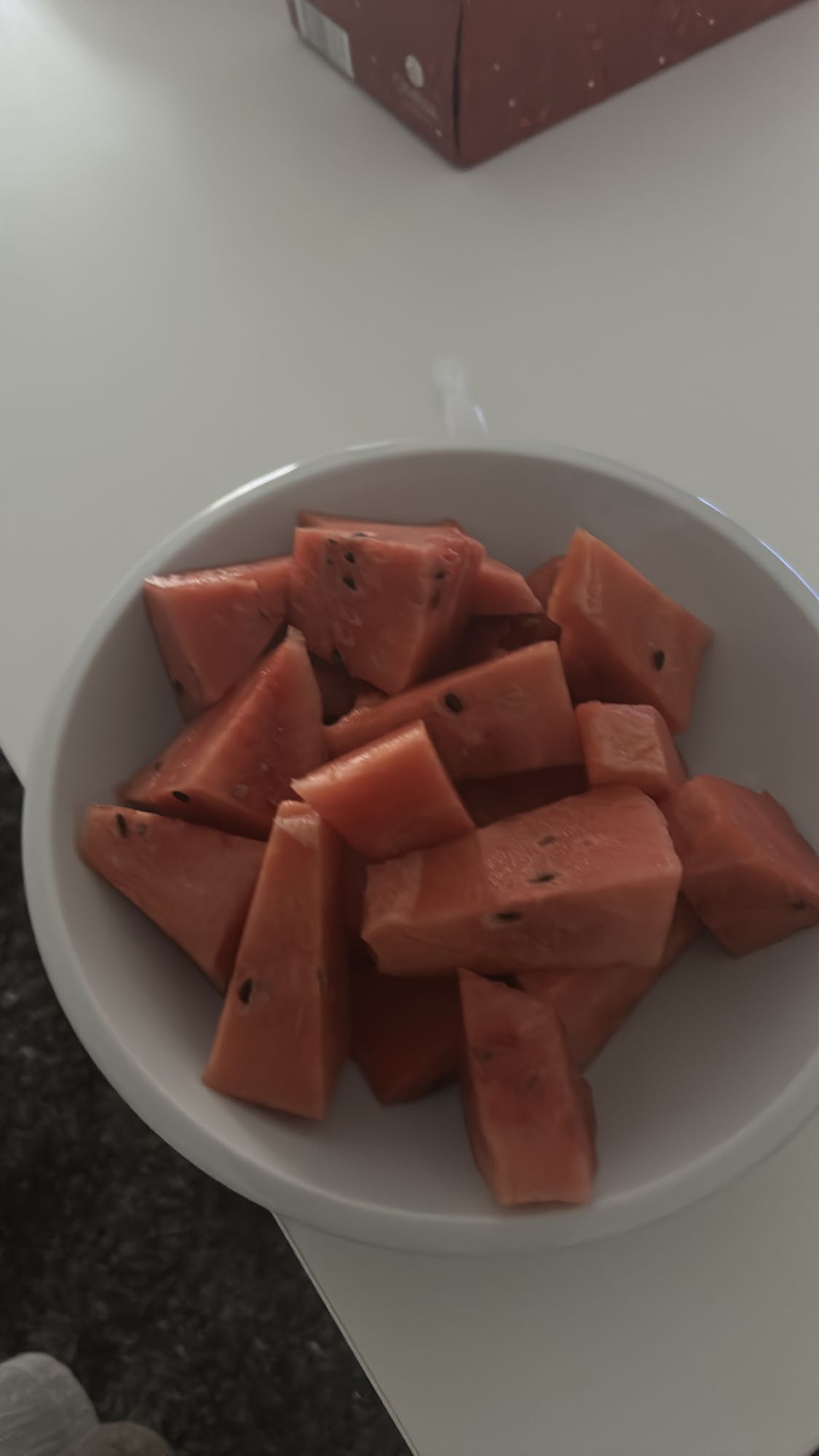 Wassermelonenwürfel