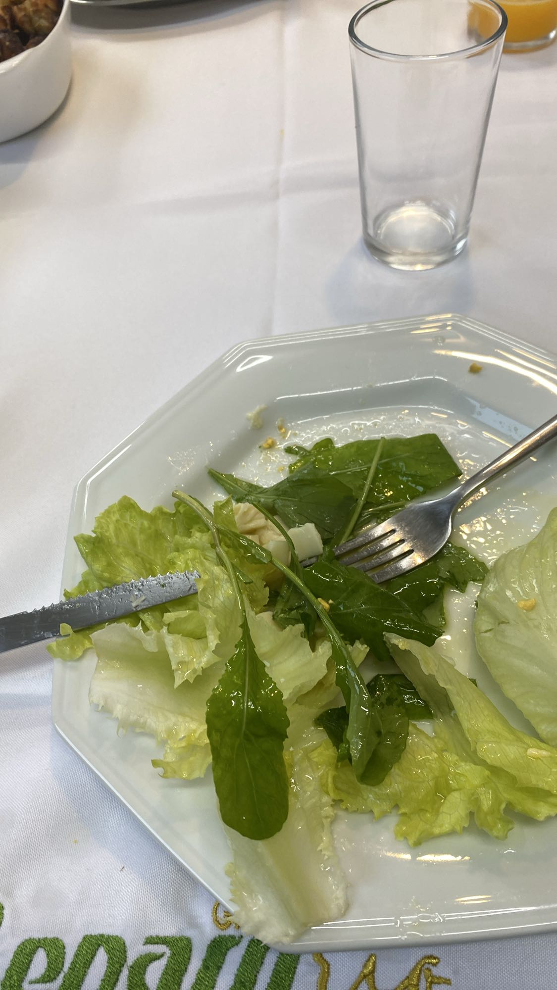Salada verde simples