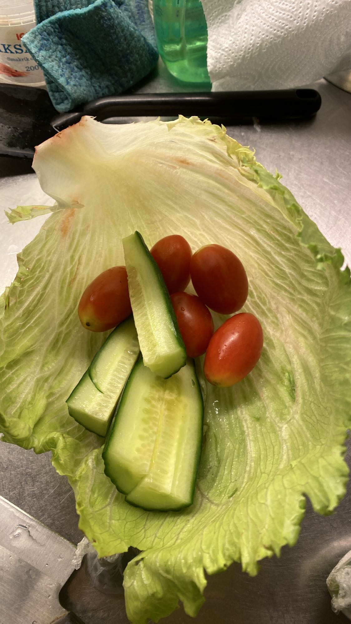 Salladswrap med grönsaker