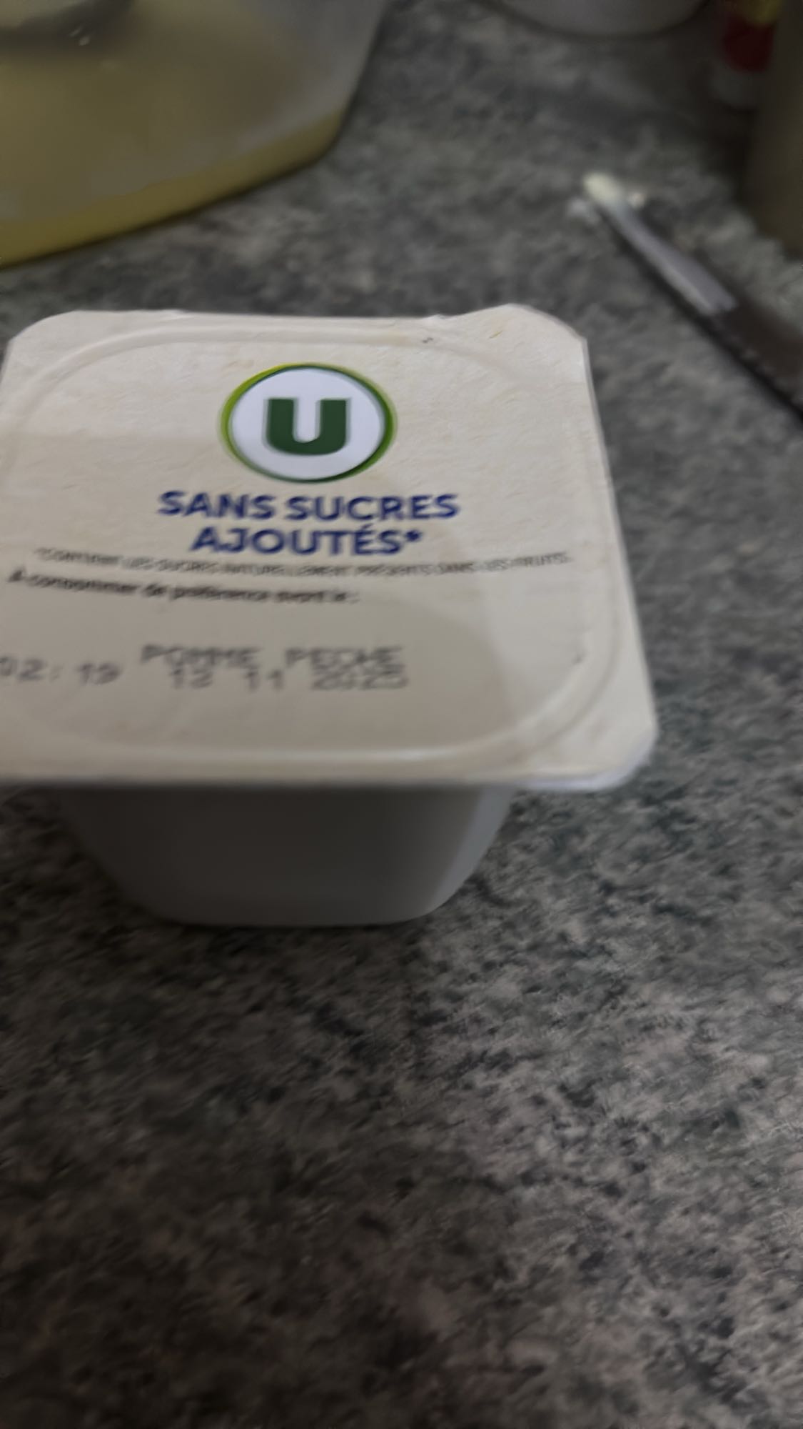 Compote pomme pêche