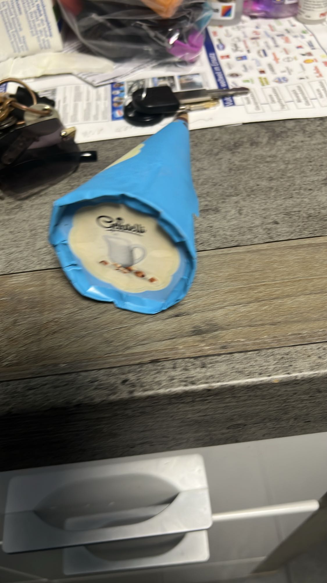 Milch-Nuss Schokoeis