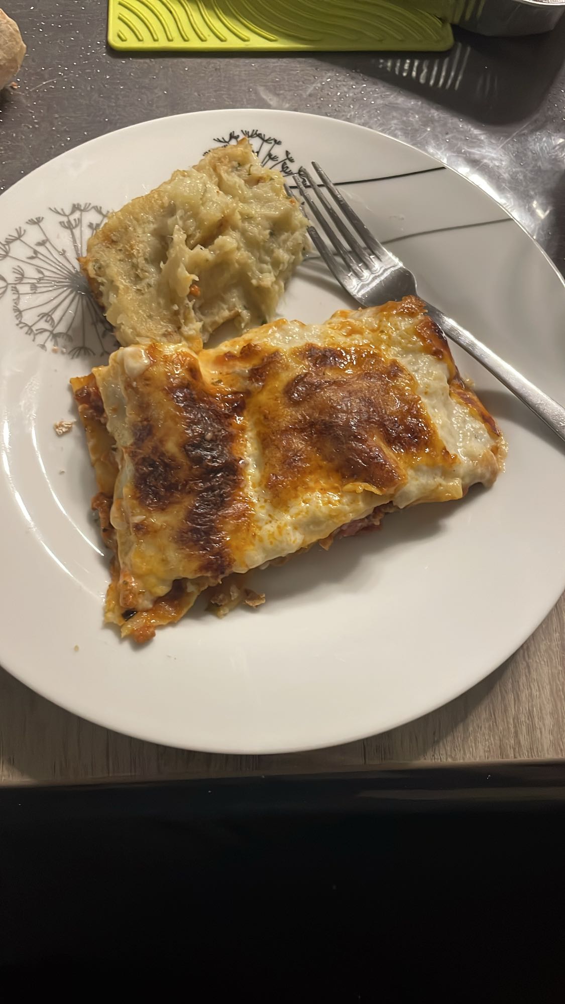 Brandade de morue et lasagne