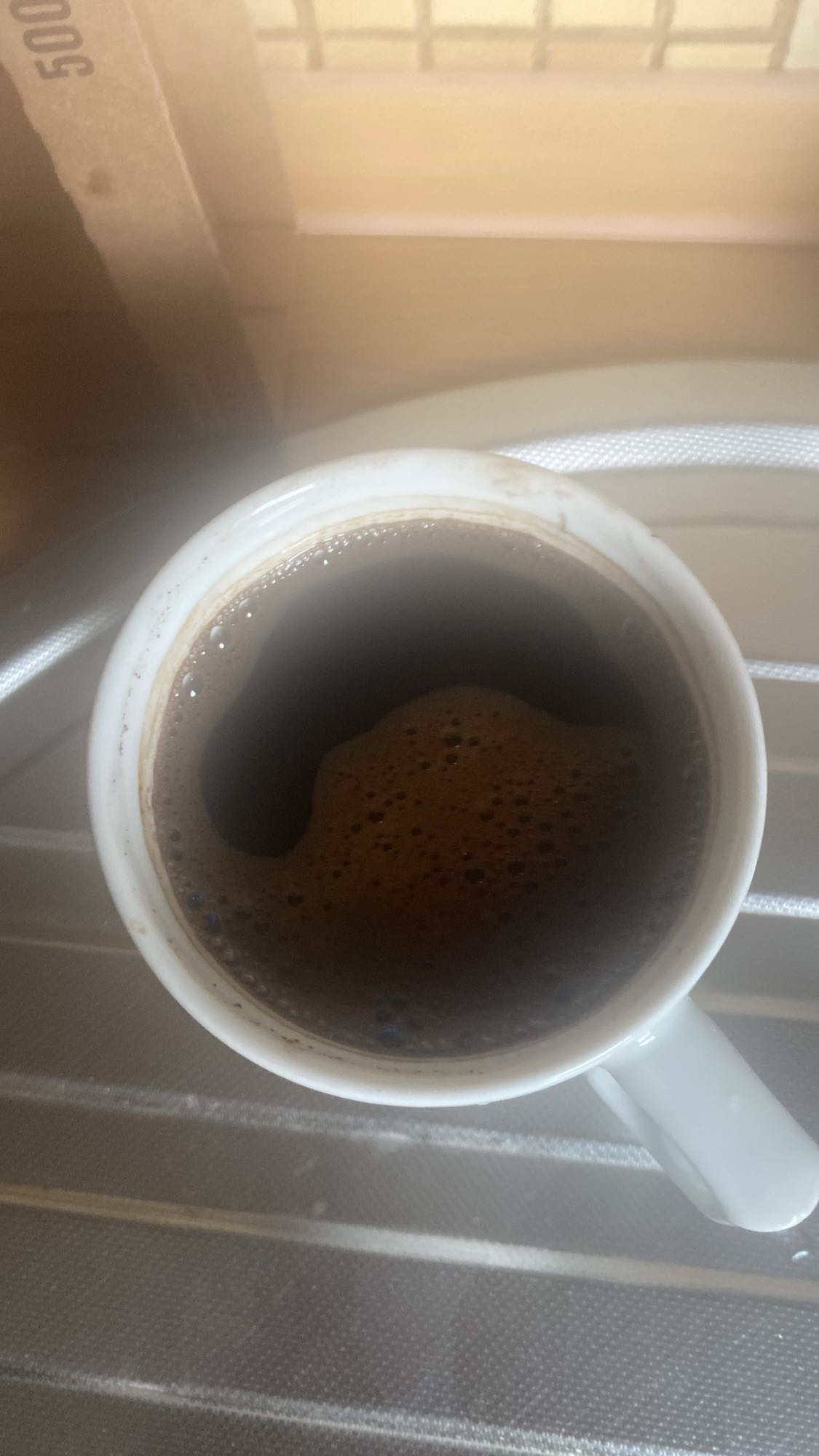 filiżanka czarnej kawy