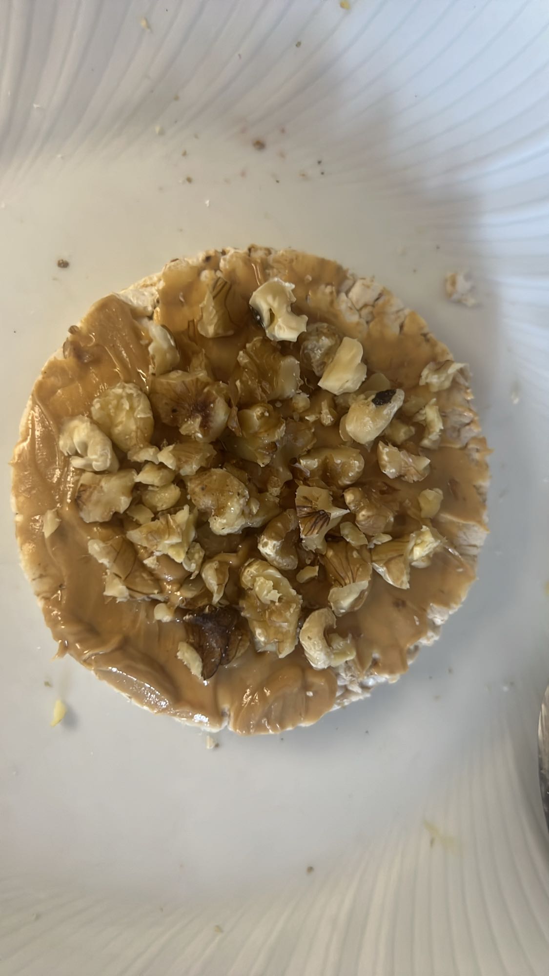 Rice Cake with PB & Nuts