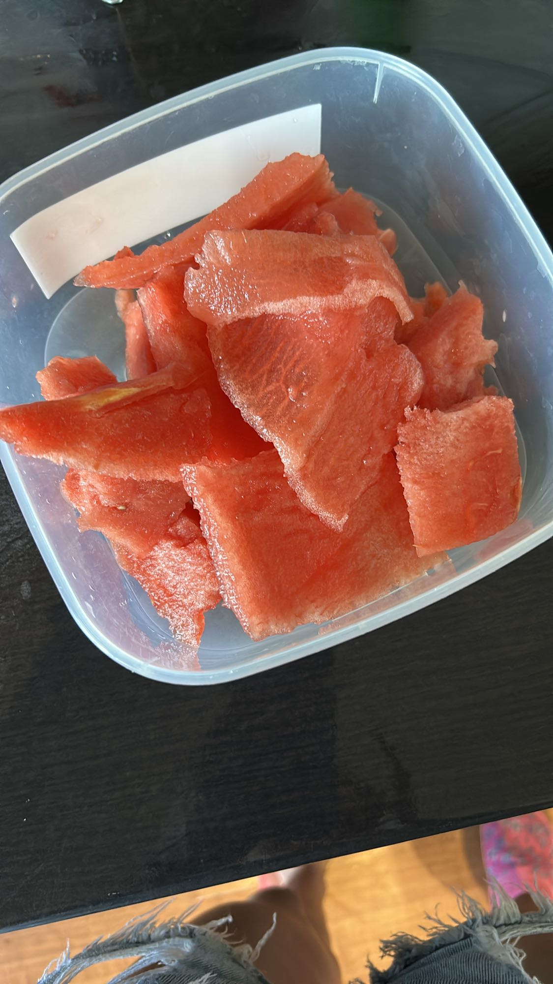 Felii de pepene roșu