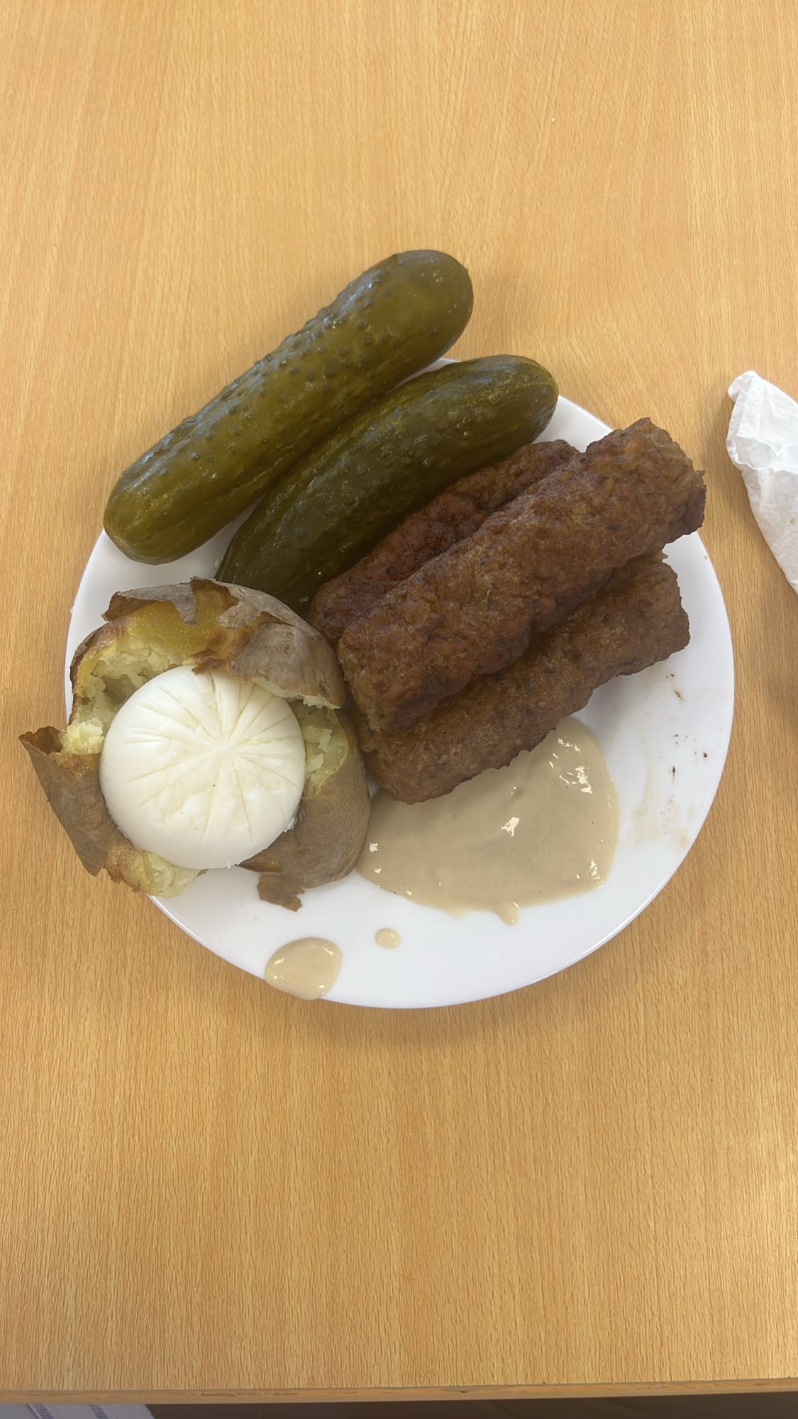 Mici cu cartof și murături