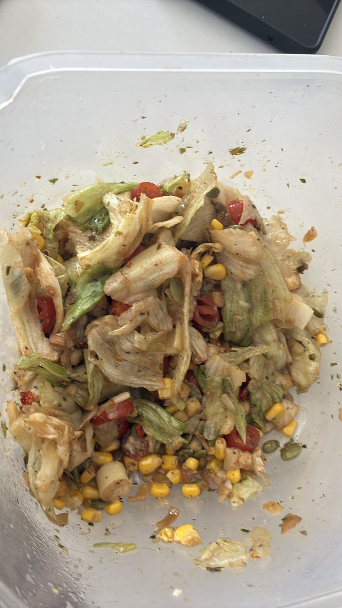 Salade croquante variée