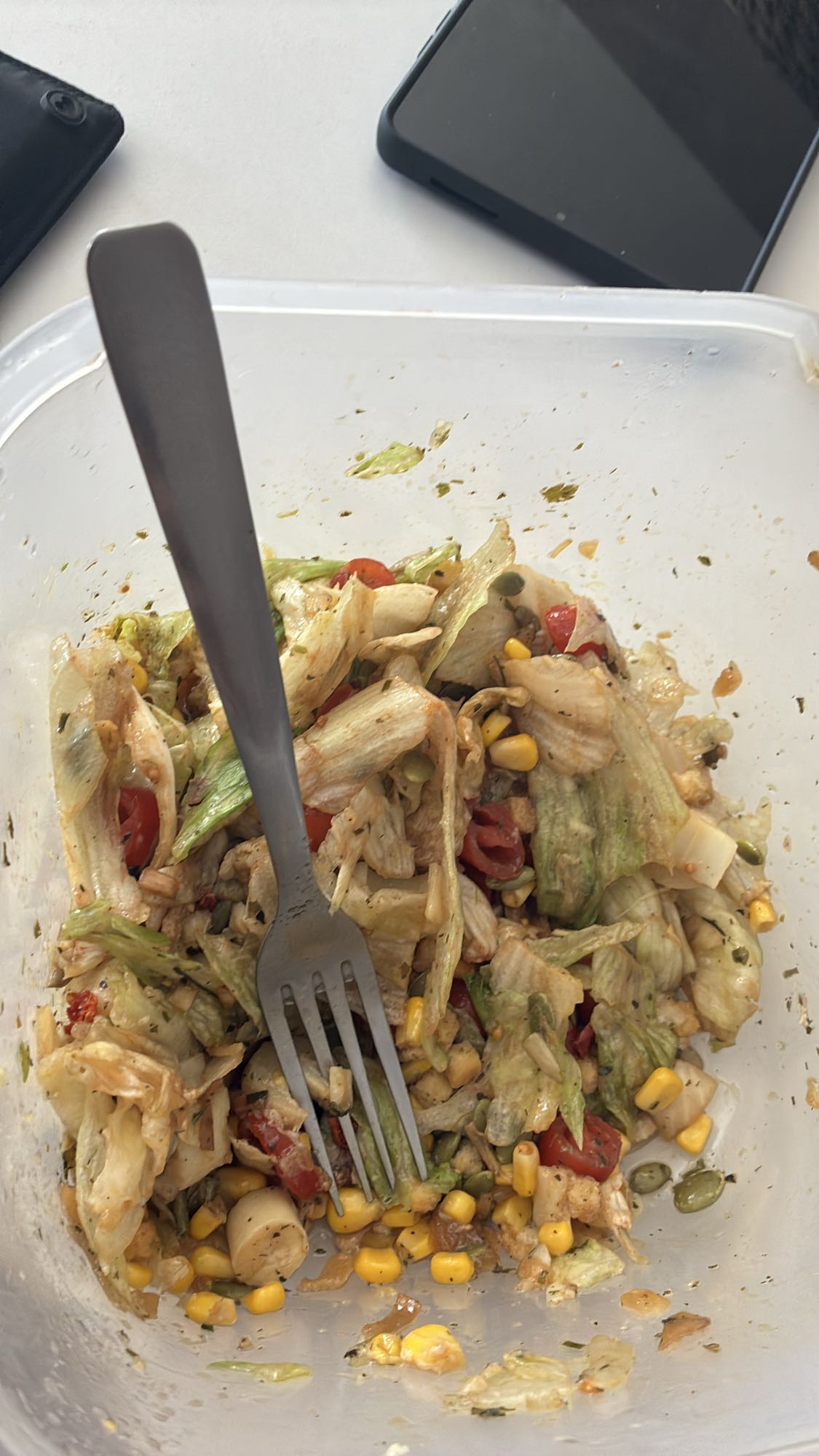 salade mixte croquante