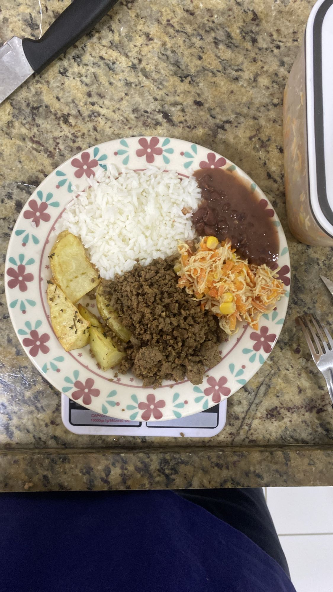 Prato brasileiro caseiro