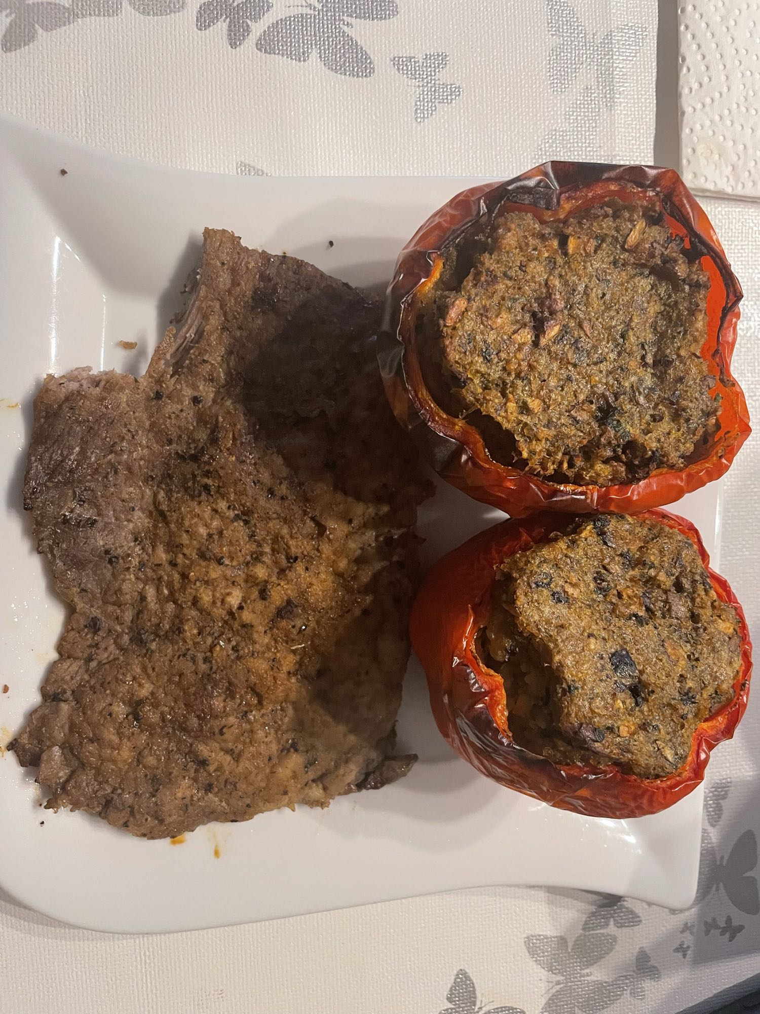 Quinoa mit Gemüse und Rinderhüfte