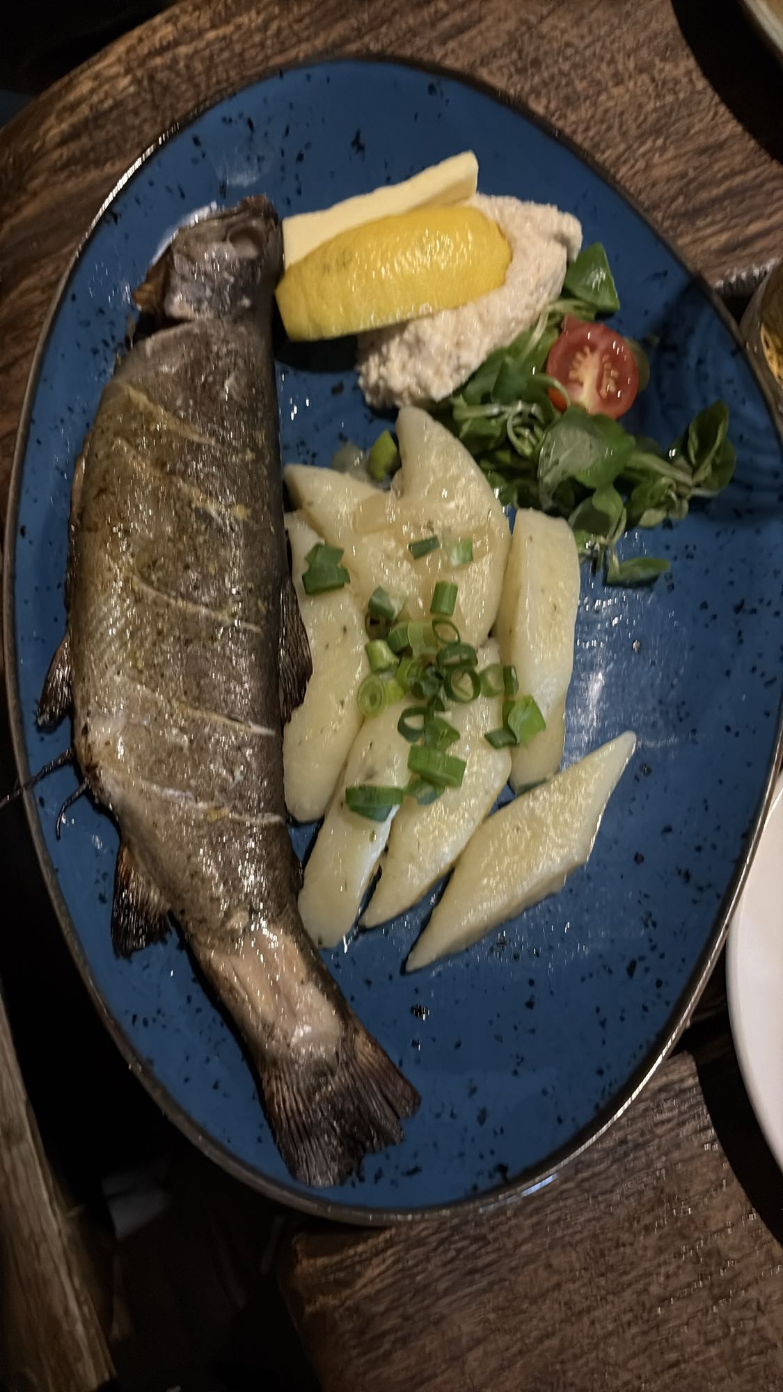 Grilled Trout with Potatoes