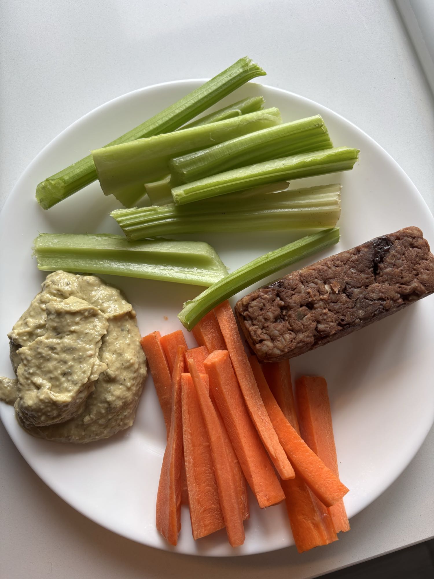 Assiette légumes sans houmous