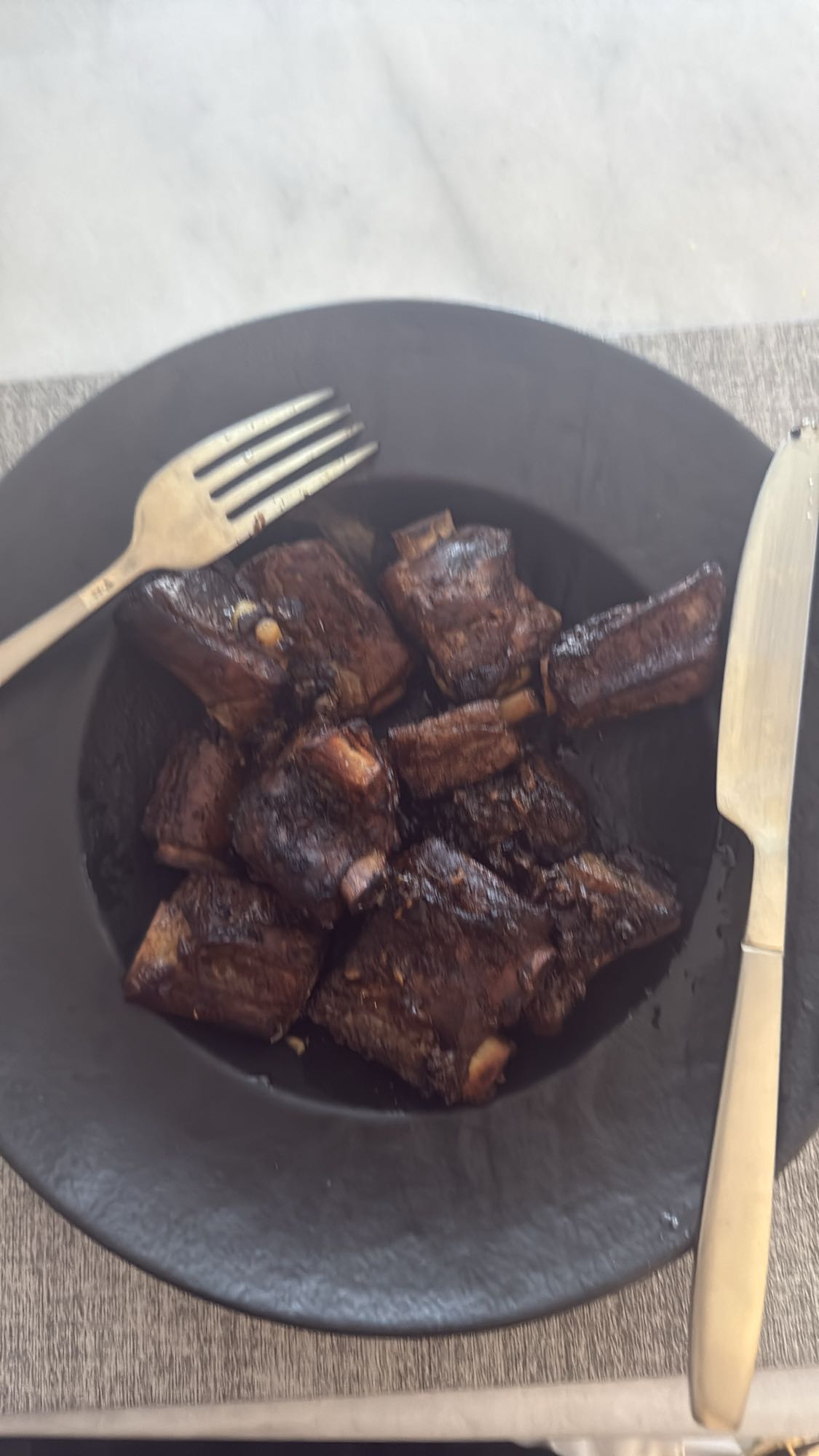 costillas de res asadas