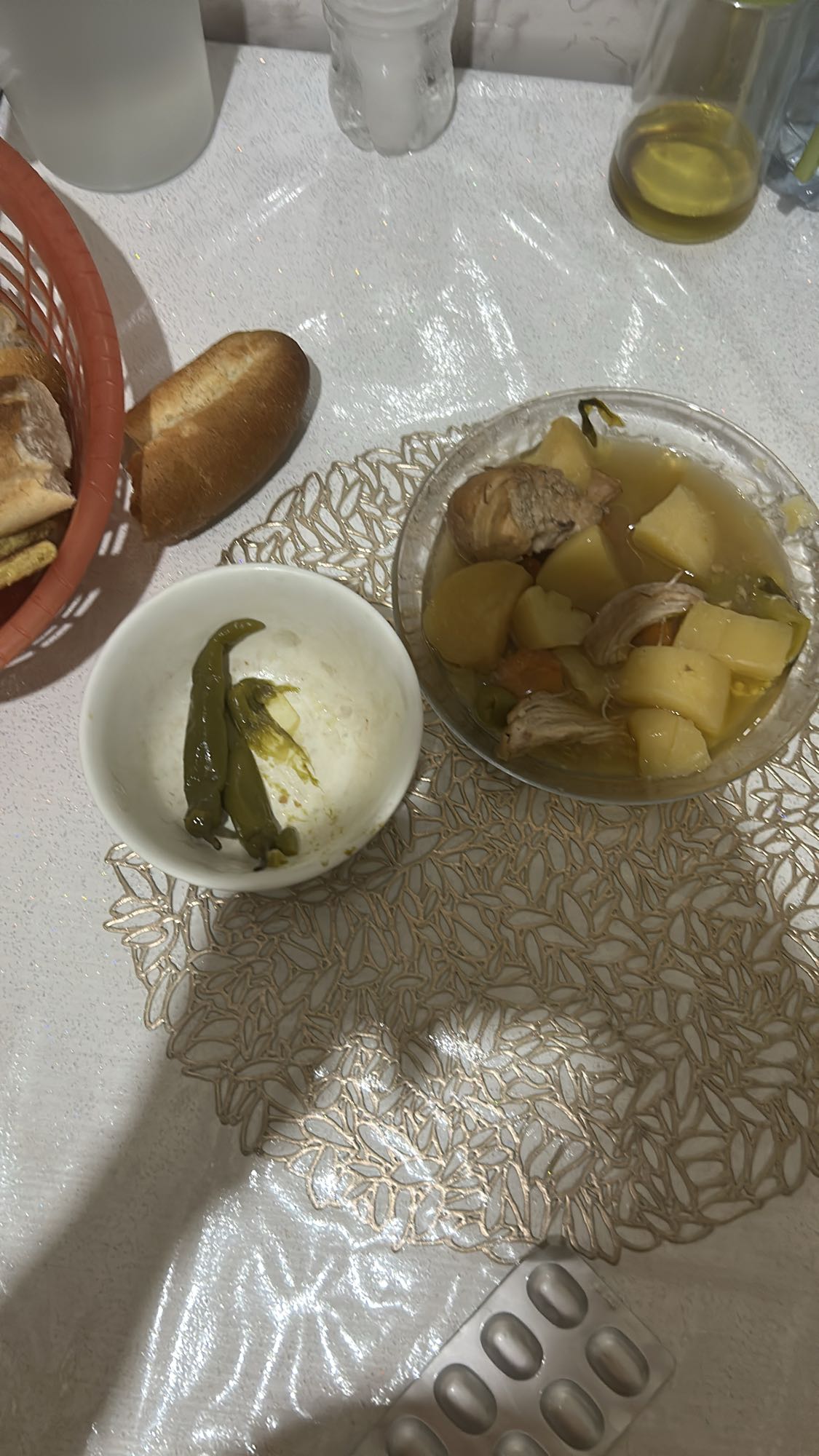 Ragoût de poulet et riz