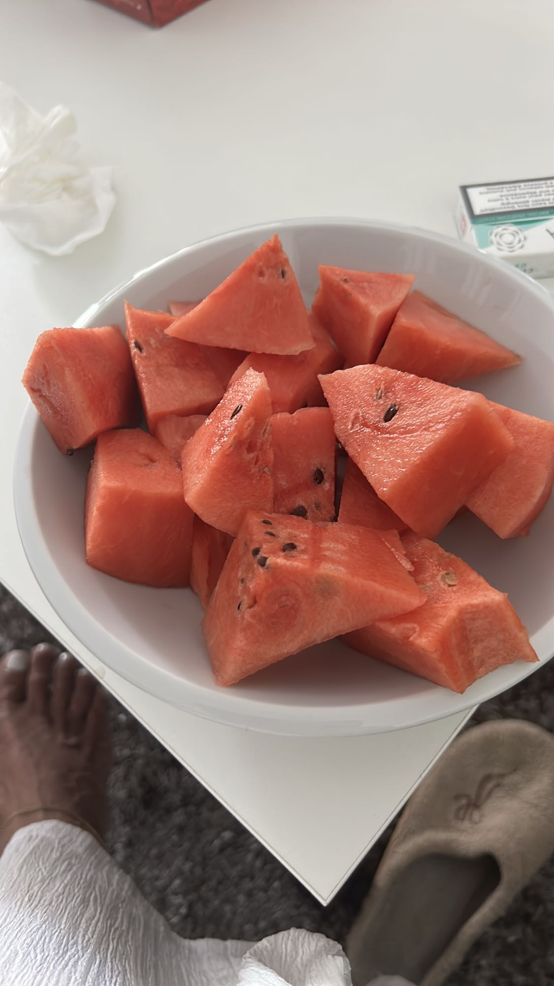 Wassermelonenstücke