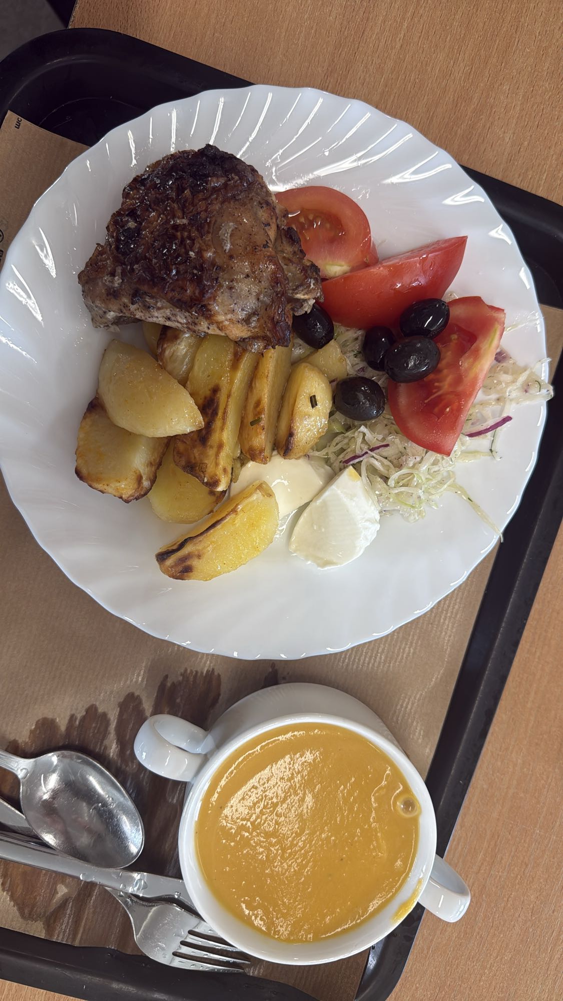 Pui cu legume și supă