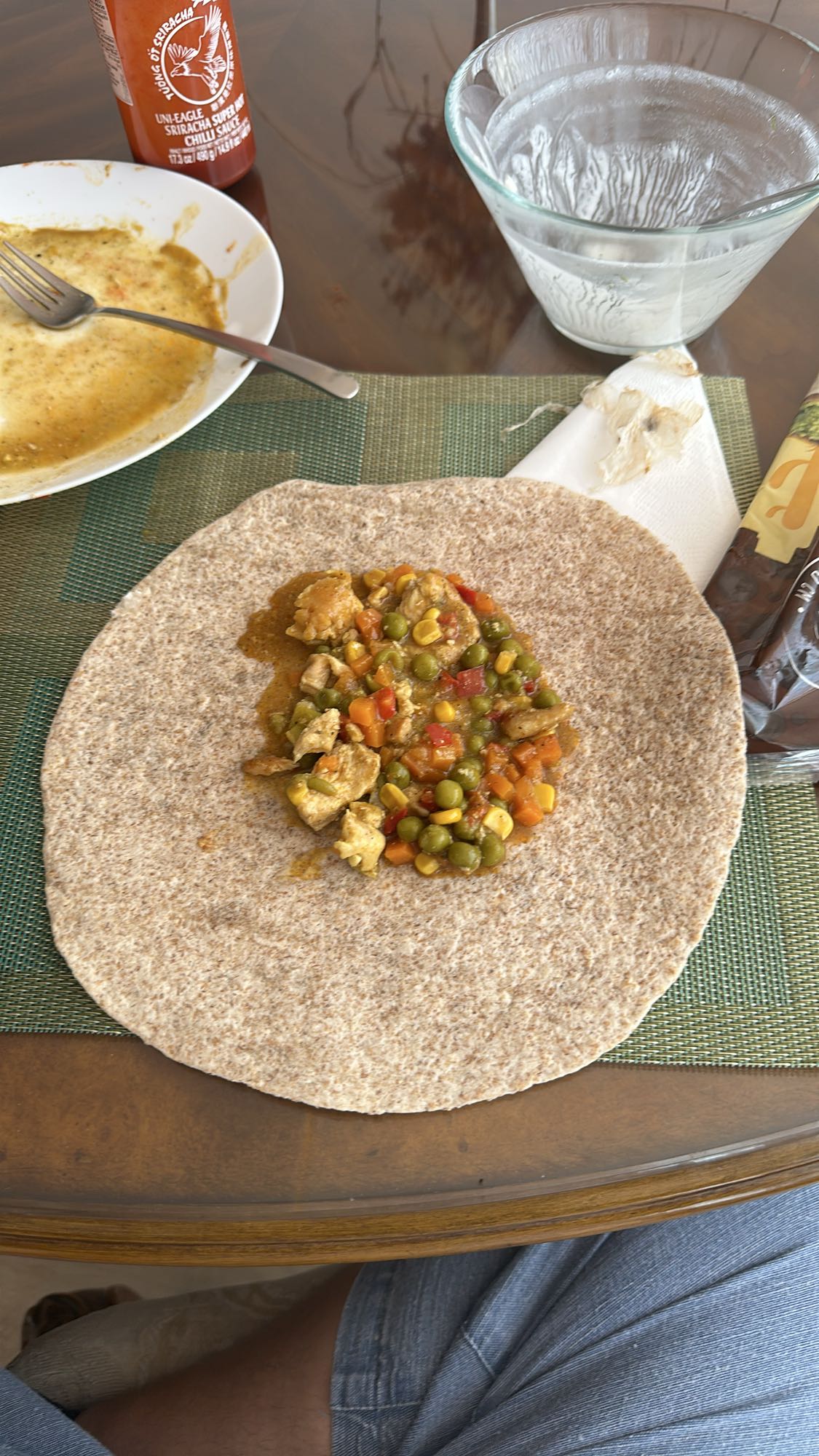 Whole Wheat Veggie Wrap