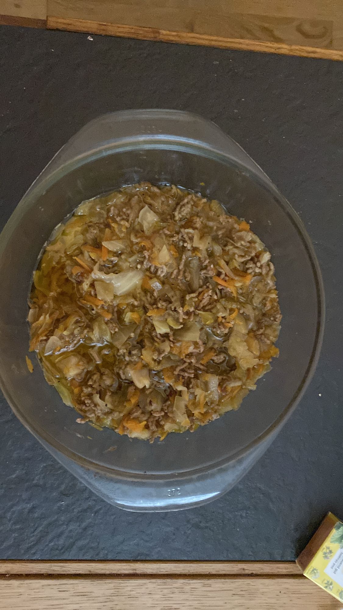 Kålpudding med köttfärs