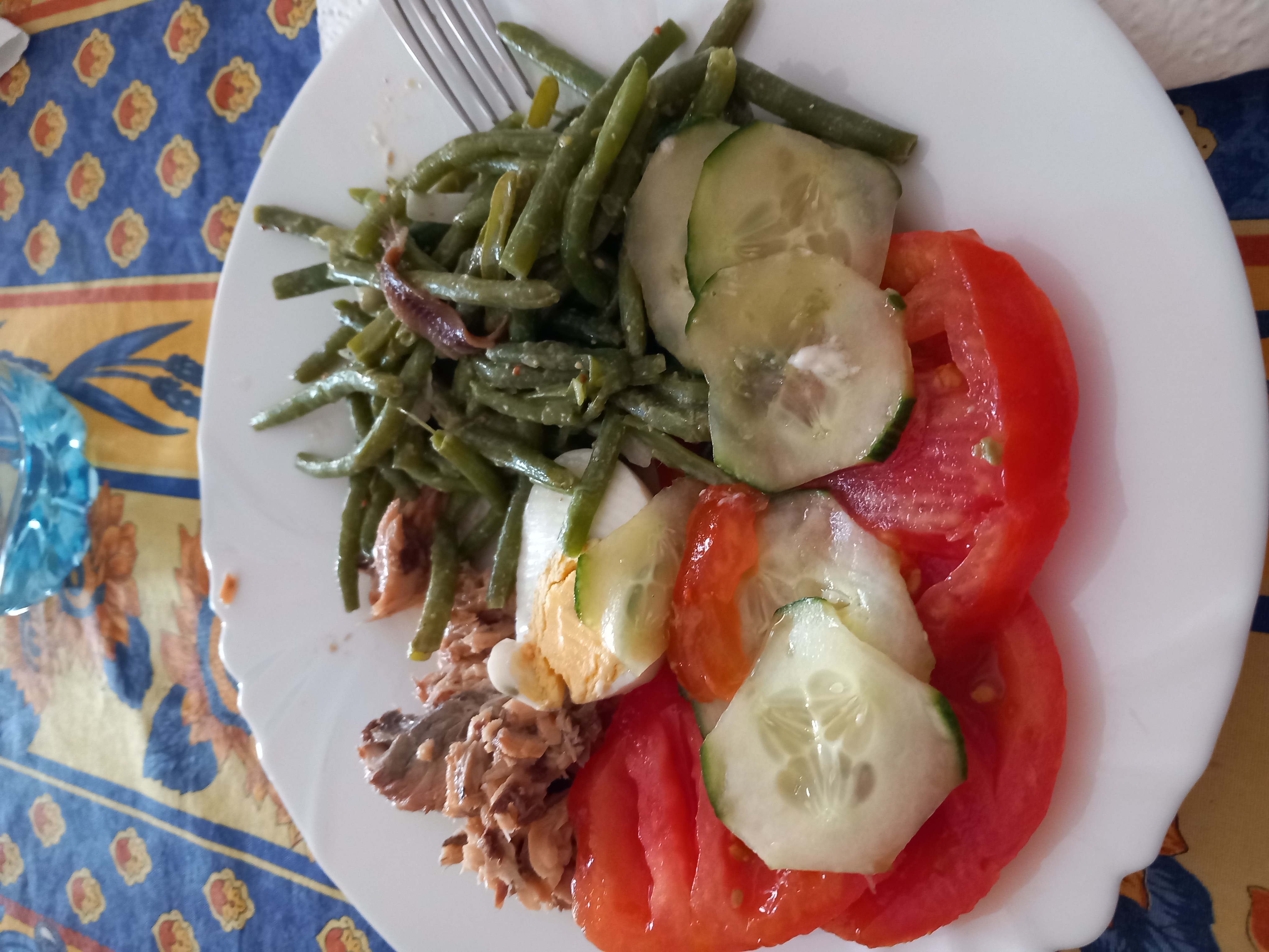 Salade haricots verts thon