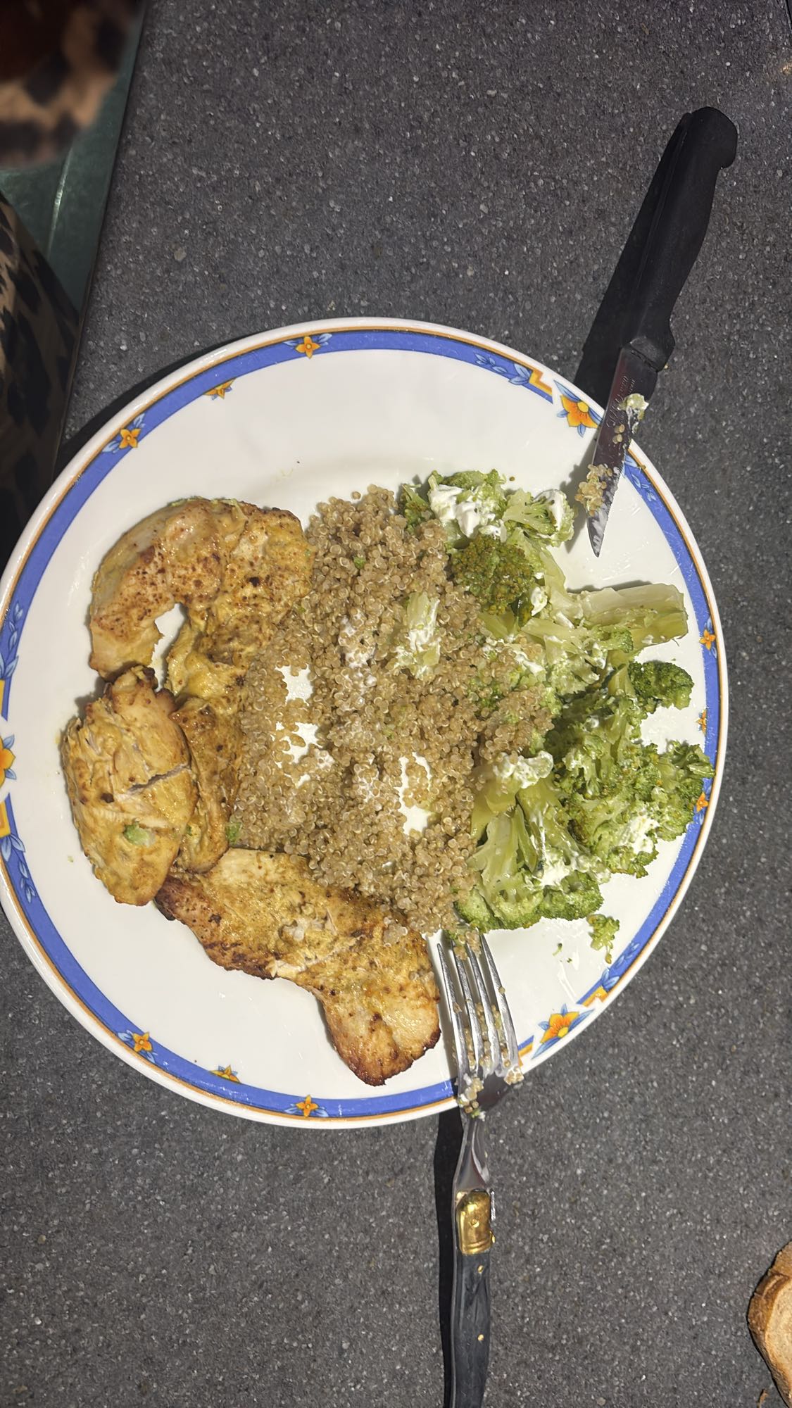 Poulet quinoa brocoli