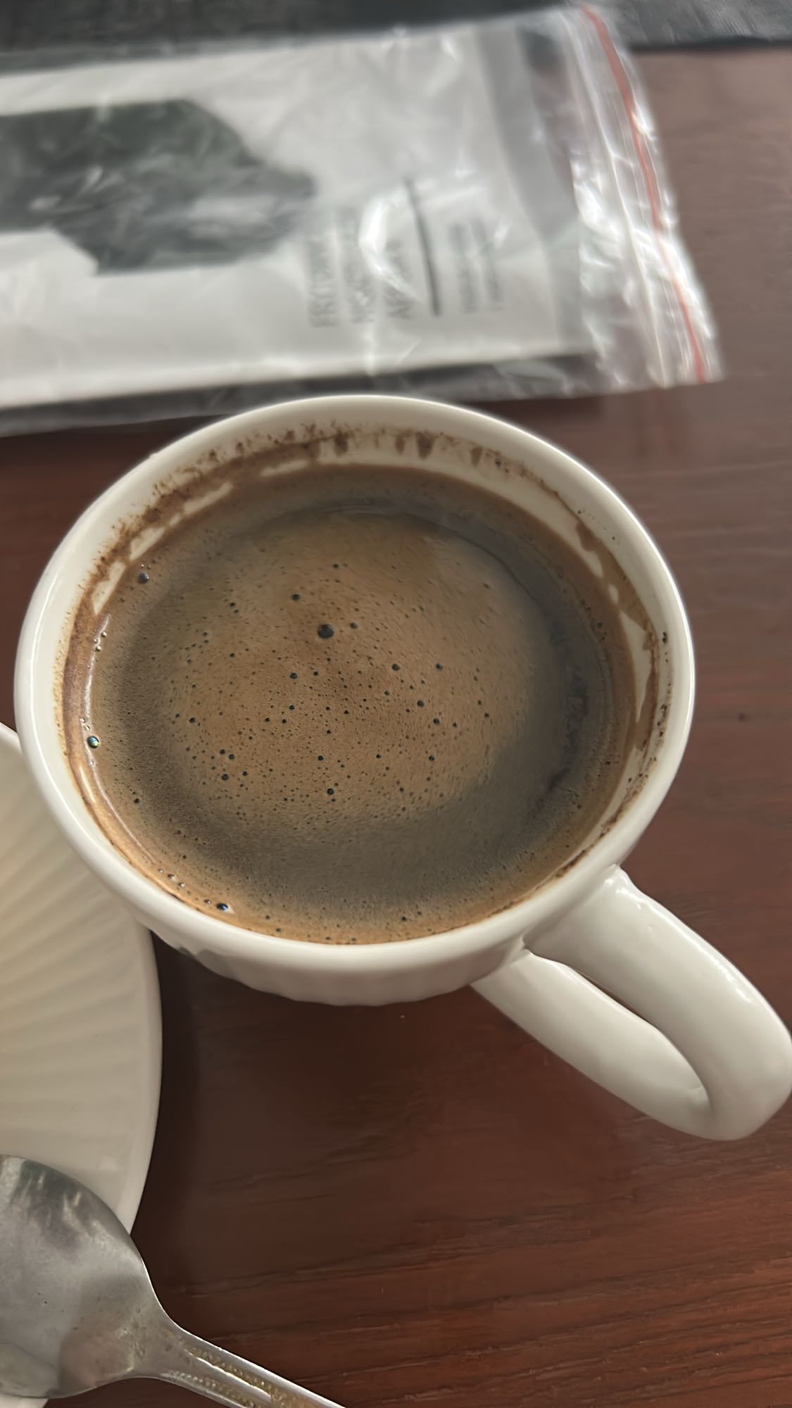 filiżanka czarnej kawy