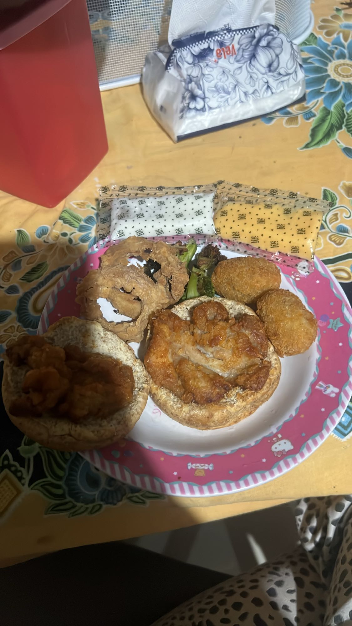 Fried Chicken Sandwich Plate