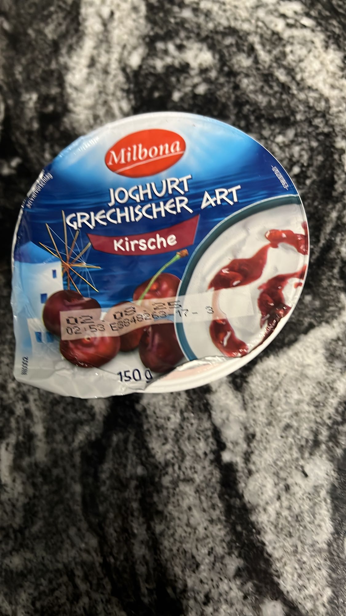 Griechischer Joghurt Kirsche