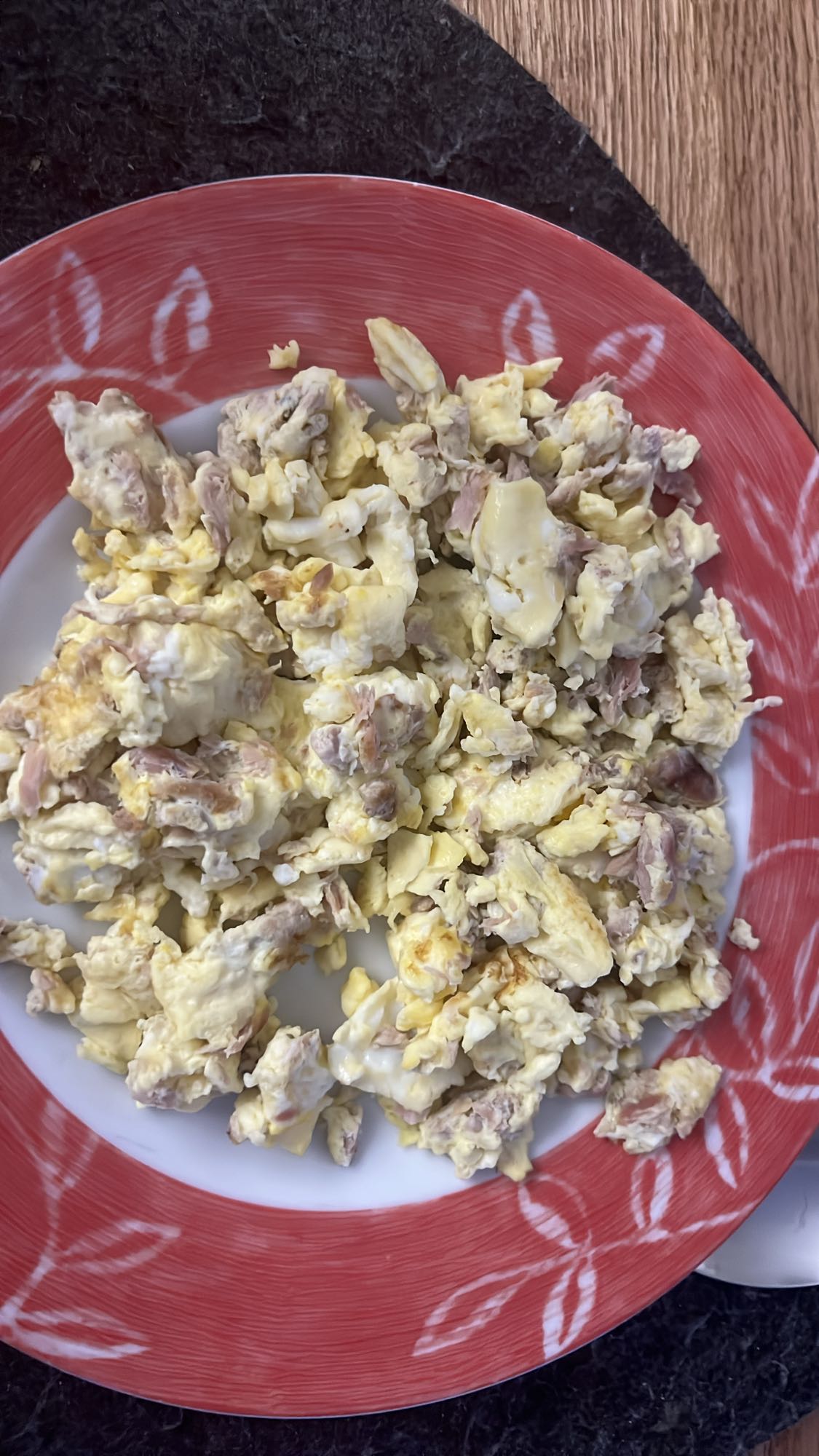 Scrambled Eggs with Tuna