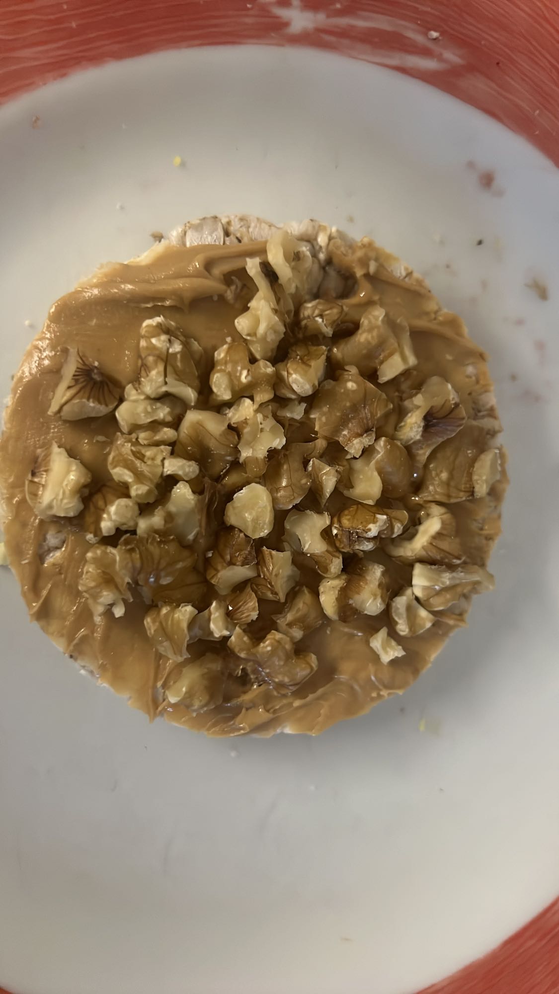 Rice Cake with PB & Nuts