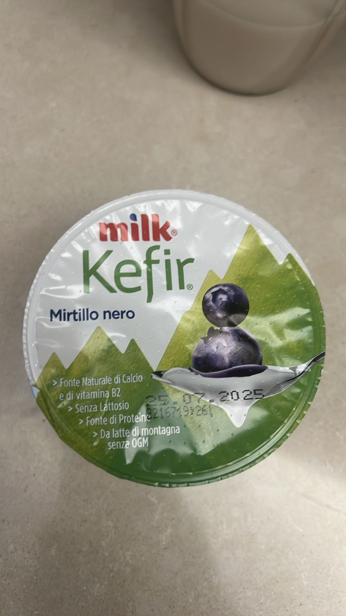 Kefir mirtillo nero
