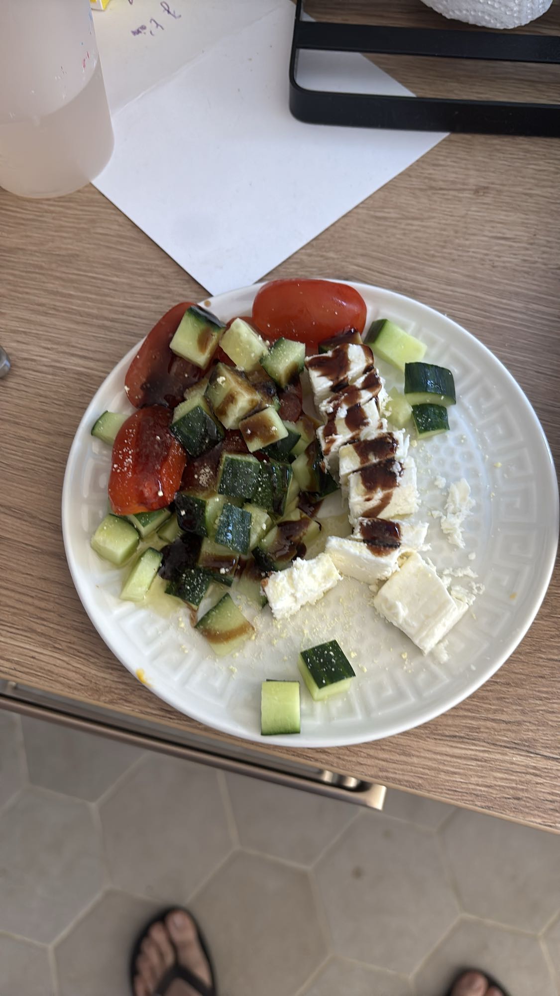 salade feta concombre