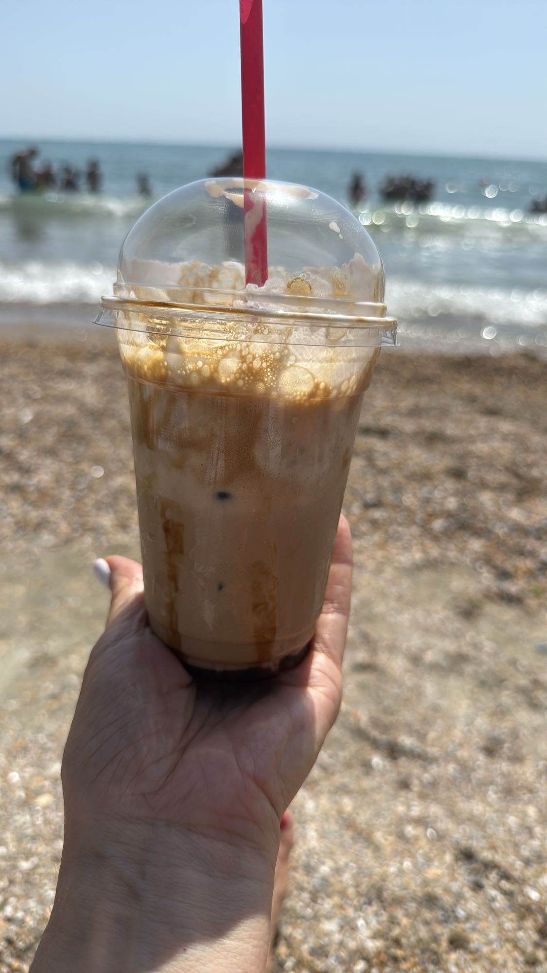 cafe frappe cu lapte