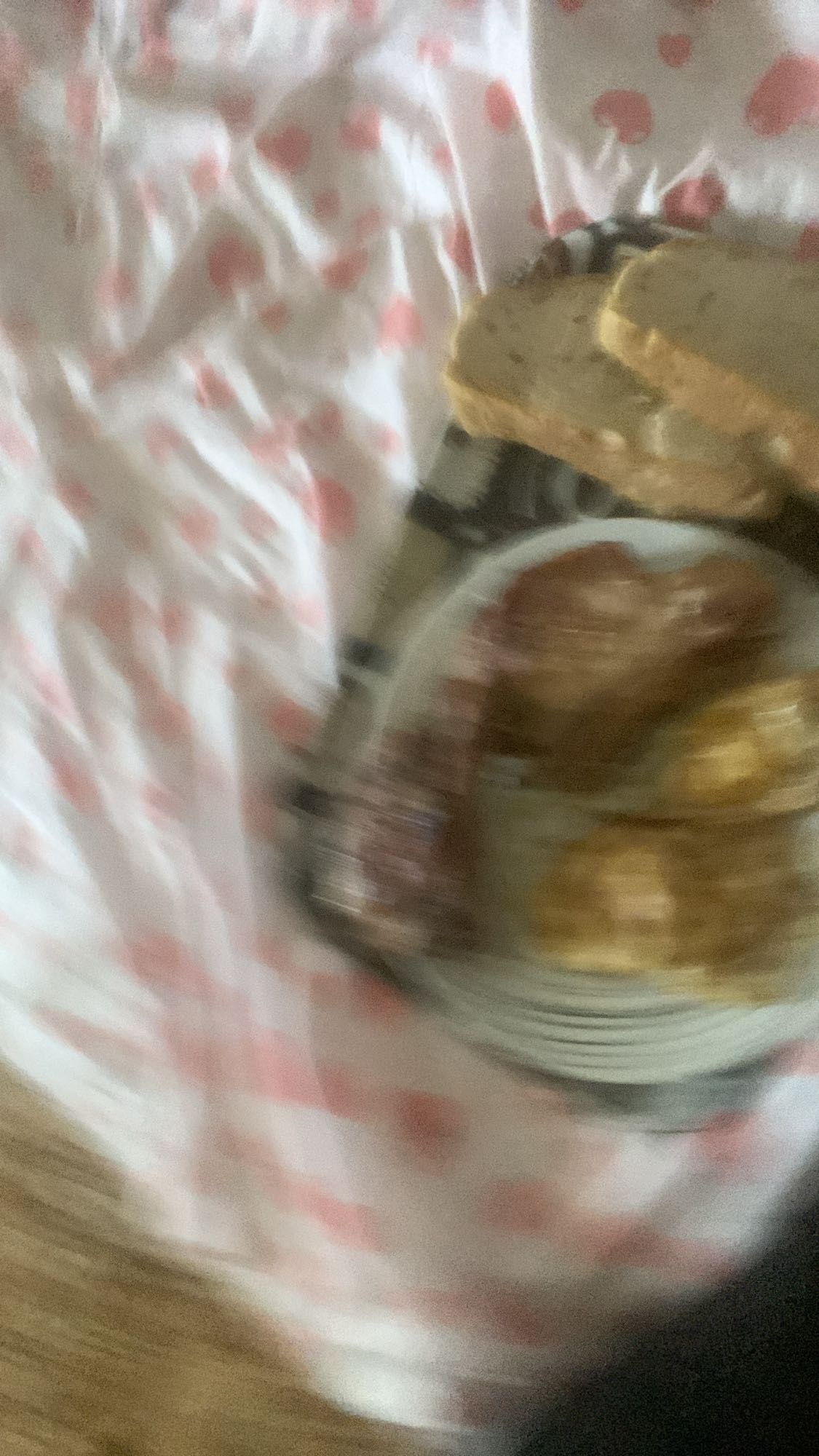 Beefsteak, Eggs, and Toast Plate